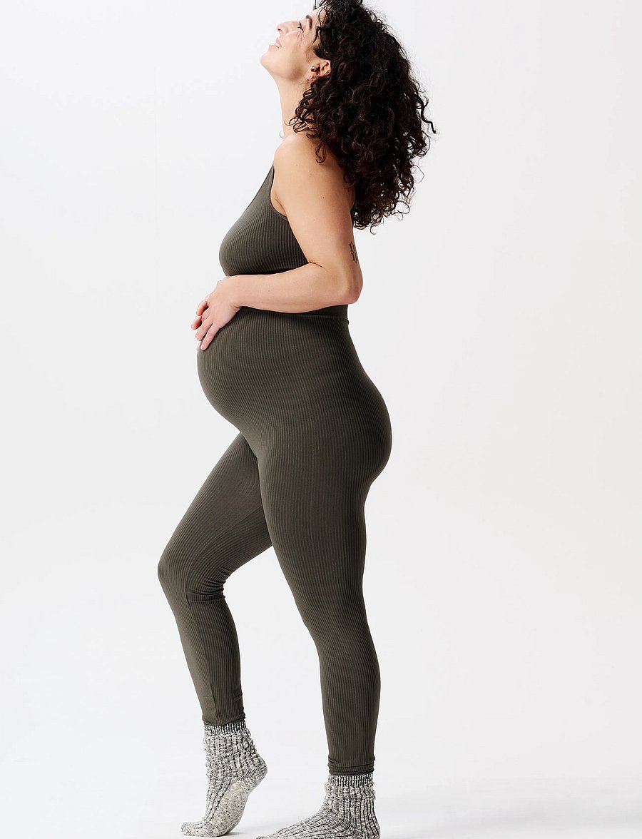 Noppies - Mira seamless nursing rib top - p627 olive - 4