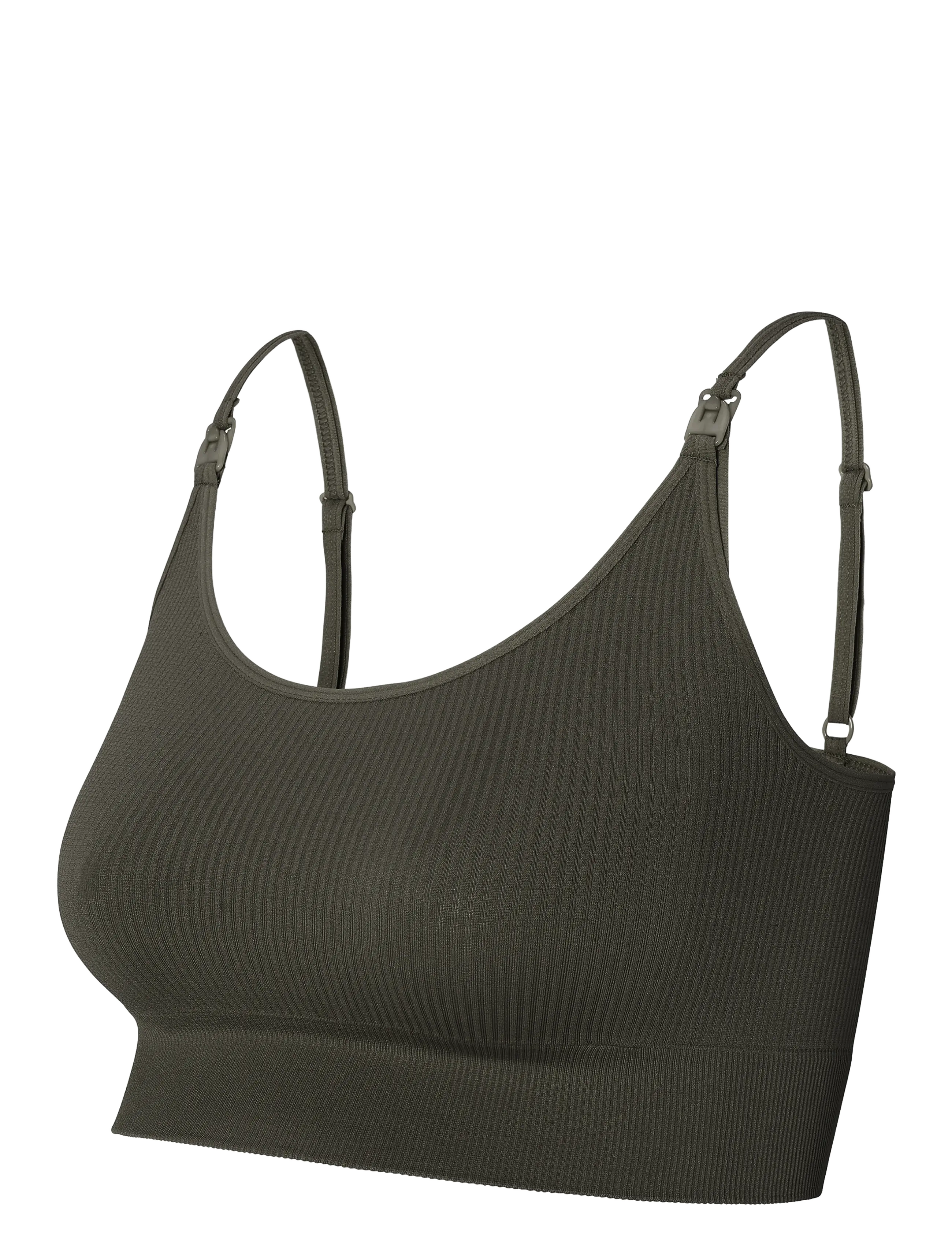 Noppies - Mira seamless nursing rib top - p627 olive - 3