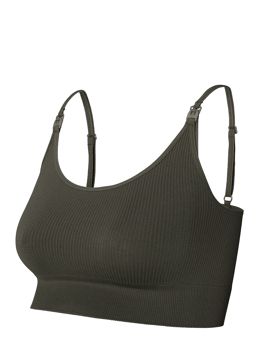 Noppies - Mira seamless nursing rib top - p627 olive - 3