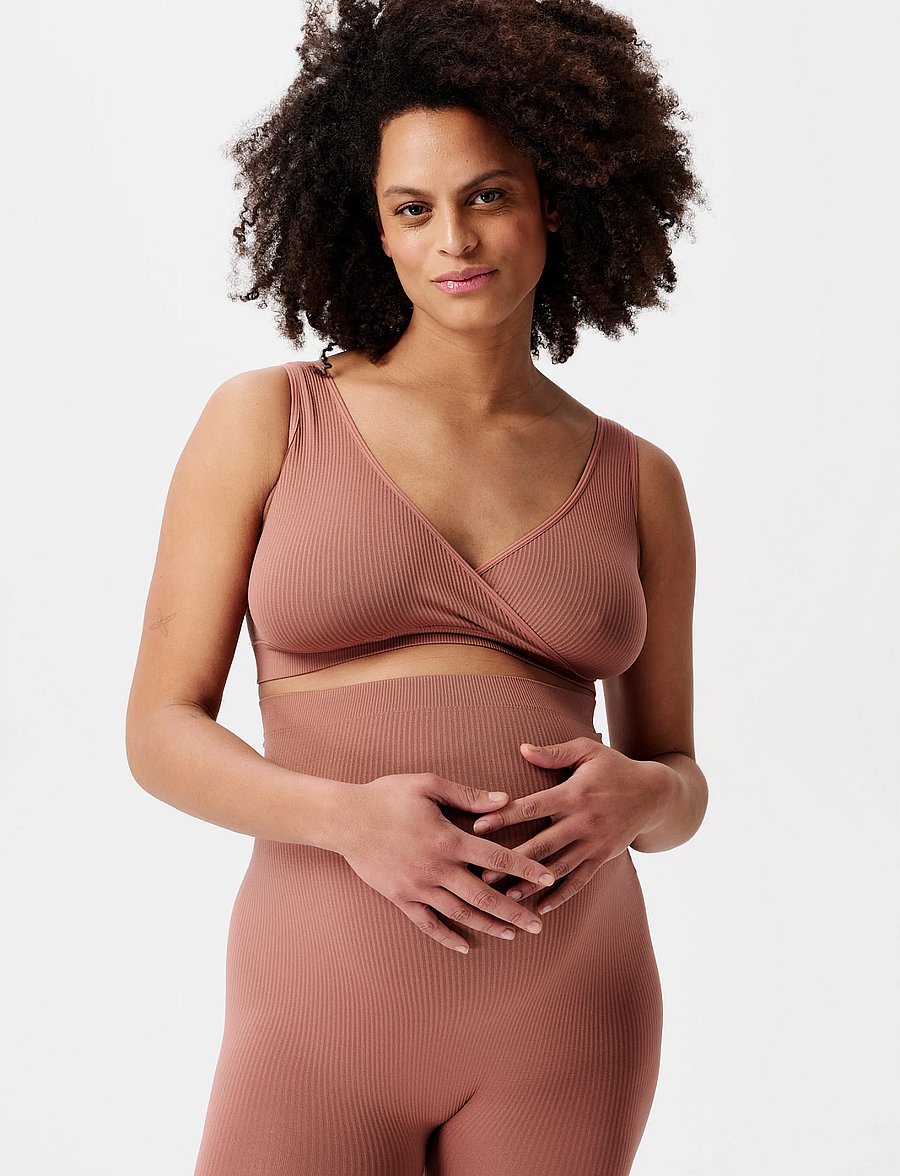 Noppies - Gayla seamless nursing top - n143 burlwood - 0