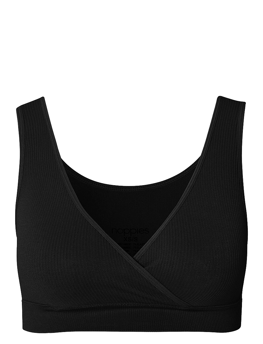 Noppies - Gayla seamless nursing top - overdele - p090 black - 0
