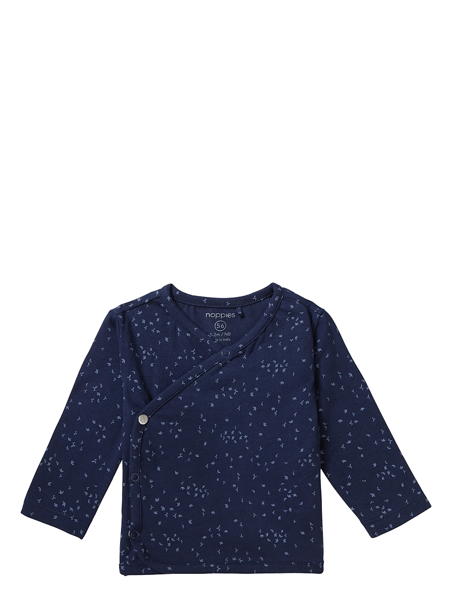 Noppies - U Tee wrap Nantes LS AOP - p554 black iris - 0
