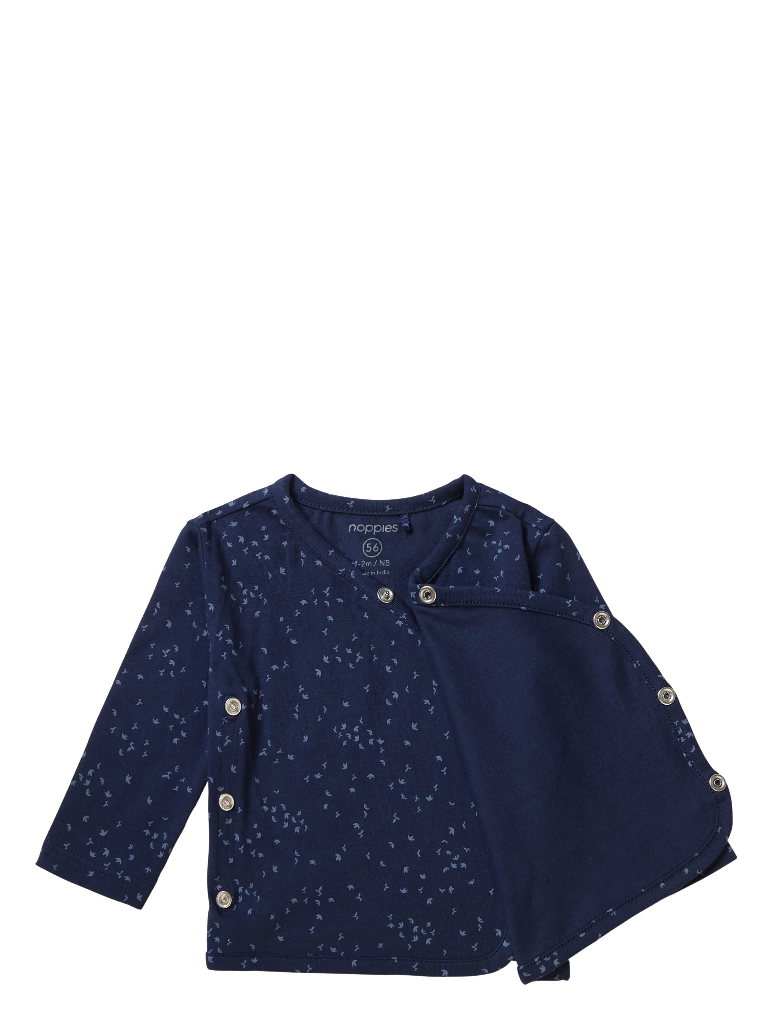 Noppies - U Tee wrap Nantes LS AOP - p554 black iris - 2