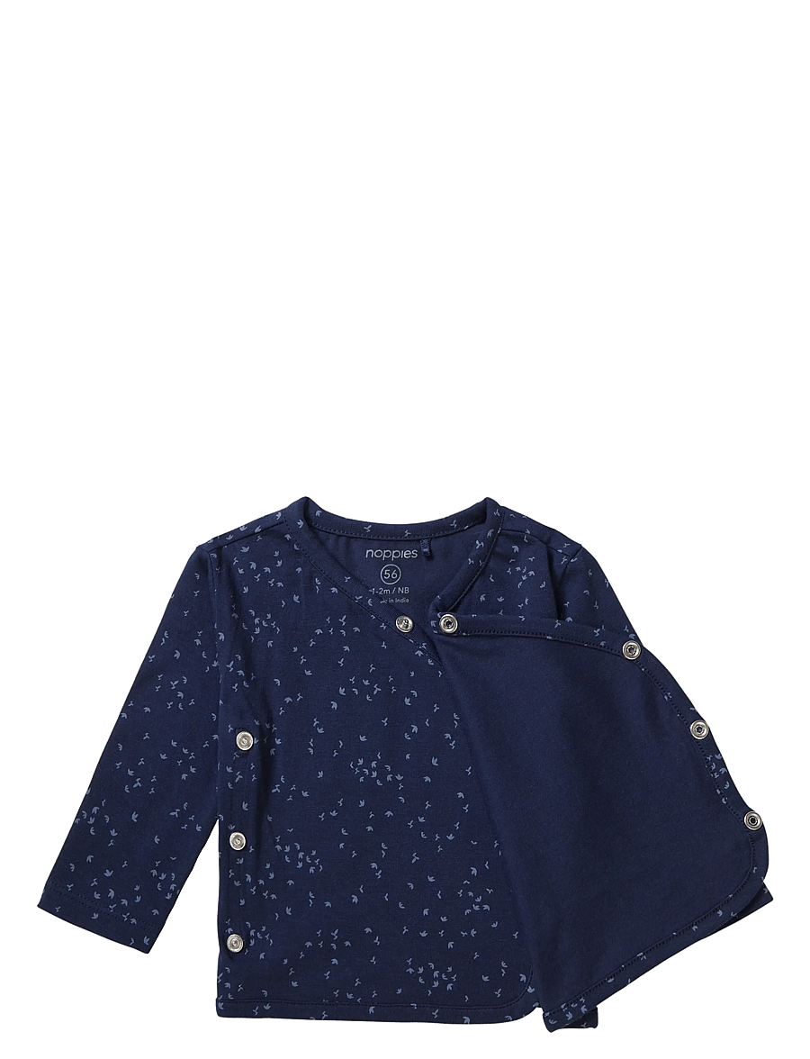 Noppies - U Tee wrap Nantes LS AOP - p554 black iris - 2