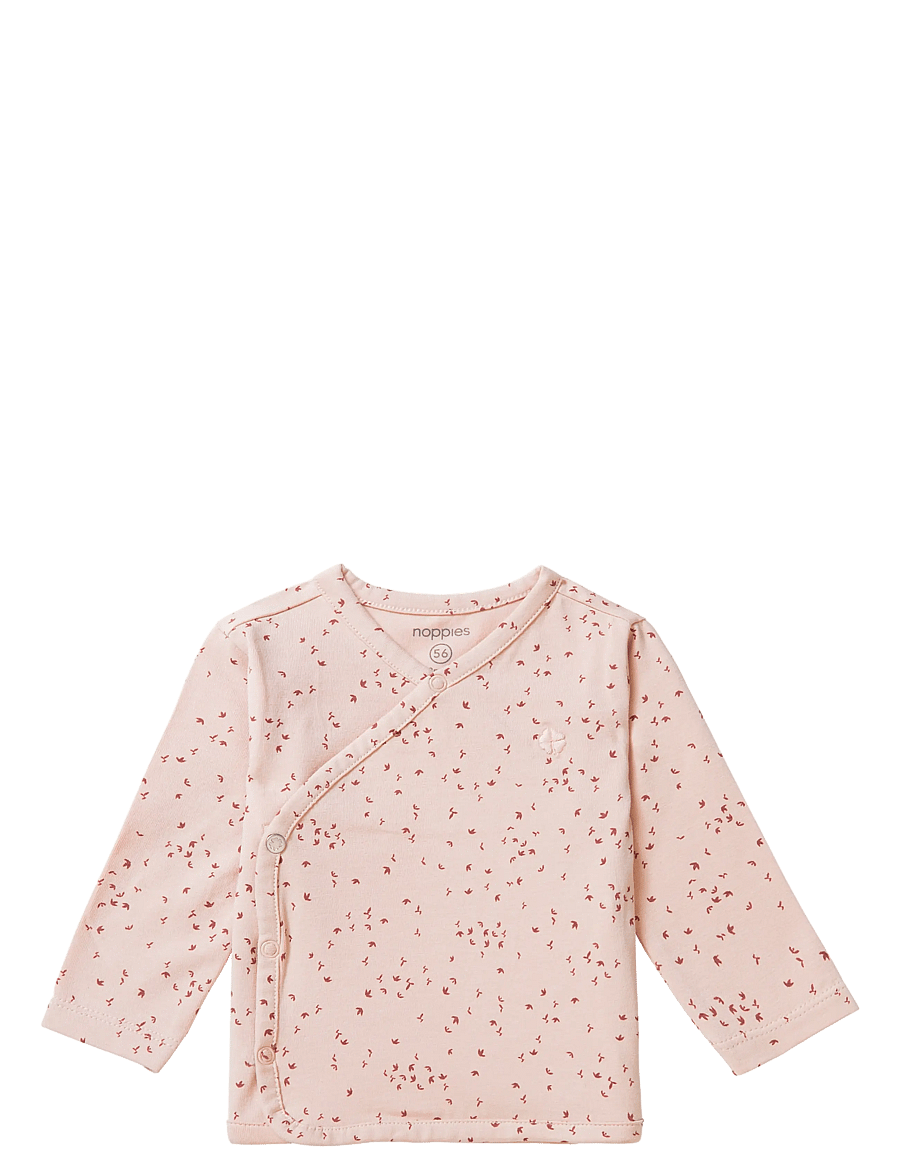 Noppies - U Tee wrap Nantes LS AOP - langärmelig - p778 rose smoke - 0