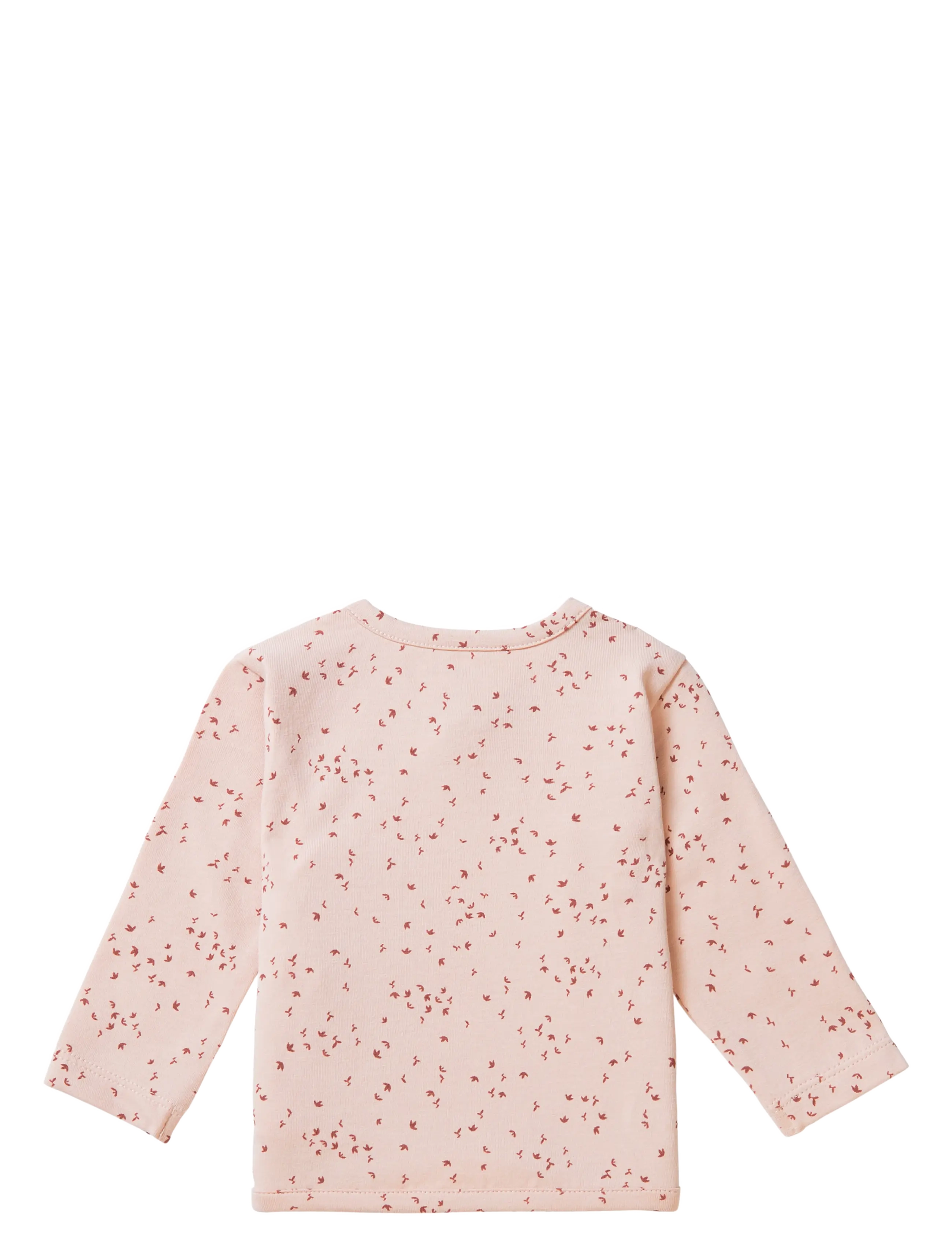 Noppies - U Tee wrap Nantes LS AOP - long-sleeved t-shirts - p778 rose smoke - 1