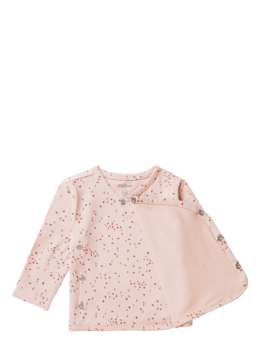 Noppies - U Tee wrap Nantes LS AOP - langärmelig - p778 rose smoke - 2