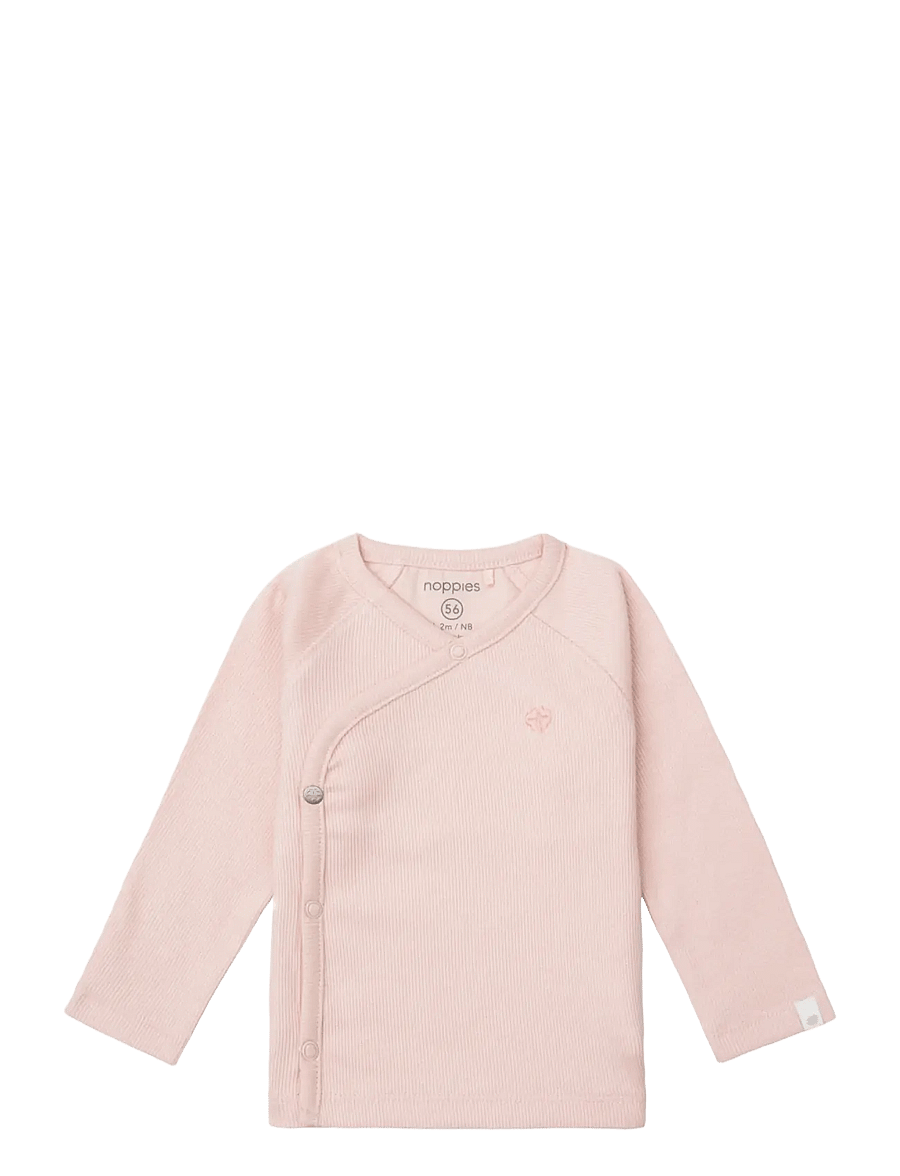 Noppies - U Tee wrap rib Nanyuki LS - p778 rose smoke - 0