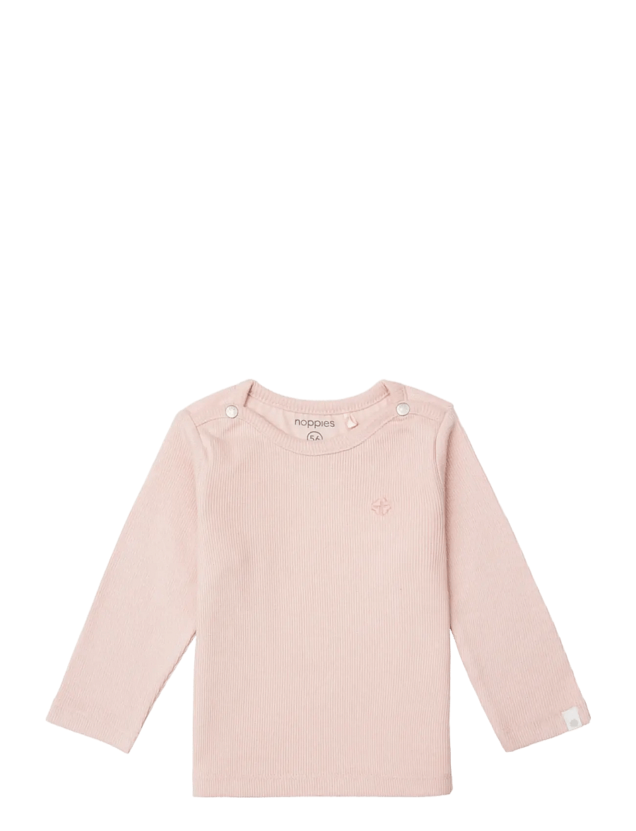Noppies - U Tee rib Natal LS - p778 rose smoke - 0