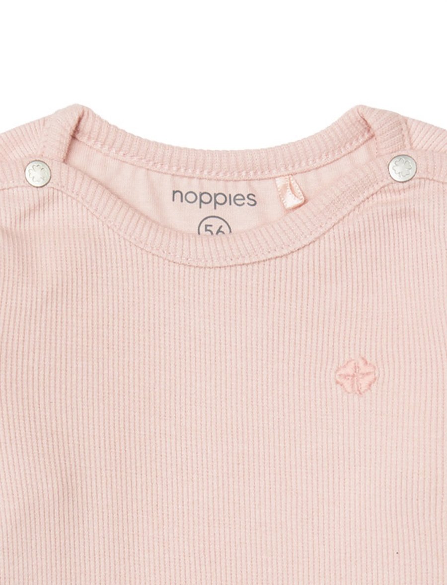 Noppies - U Tee rib Natal LS - p778 rose smoke - 2