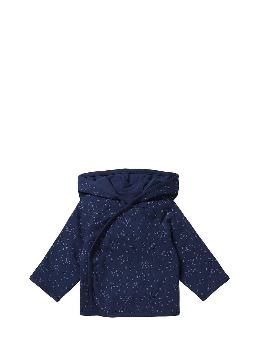 Noppies - Cardigan Naper reversible AOP - p554 black iris - 0