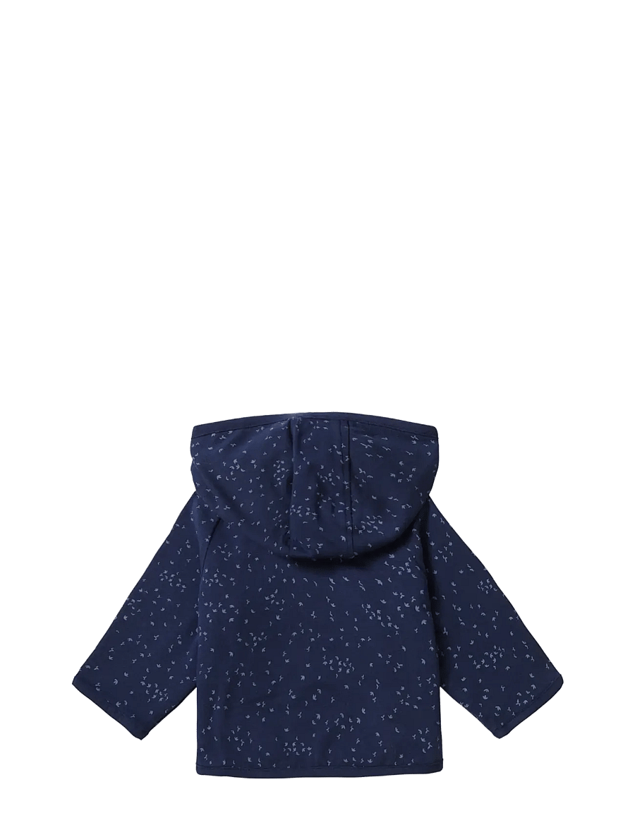 Noppies - Cardigan Naper reversible AOP - p554 black iris - 1