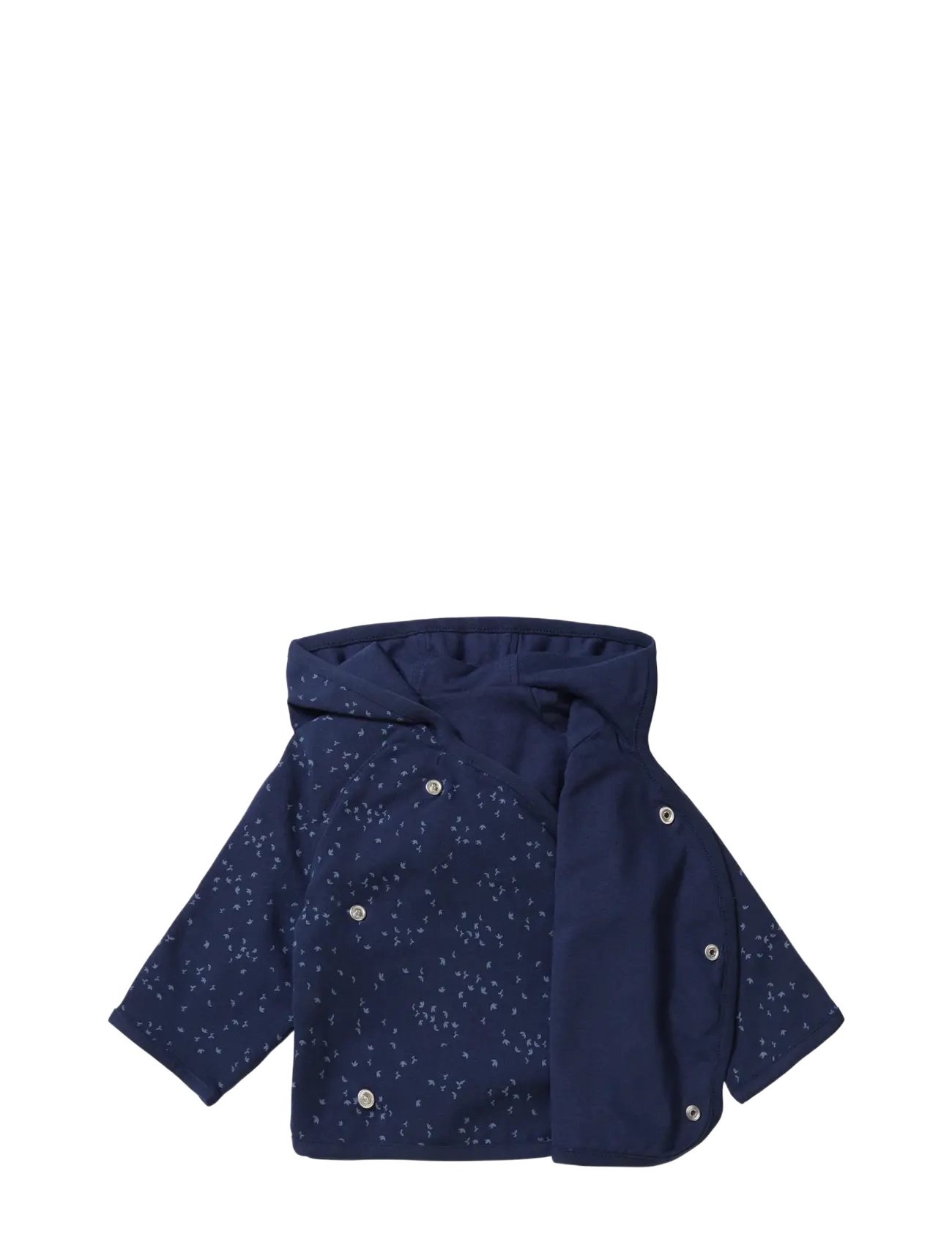 Noppies - Cardigan Naper reversible AOP - p554 black iris - 3