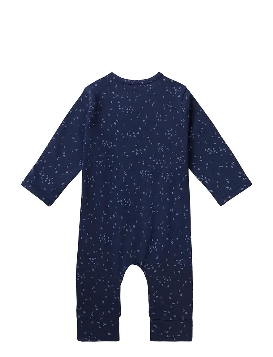 Noppies - U Playsuit Nuuk LS all o.print - p554 black iris - 2