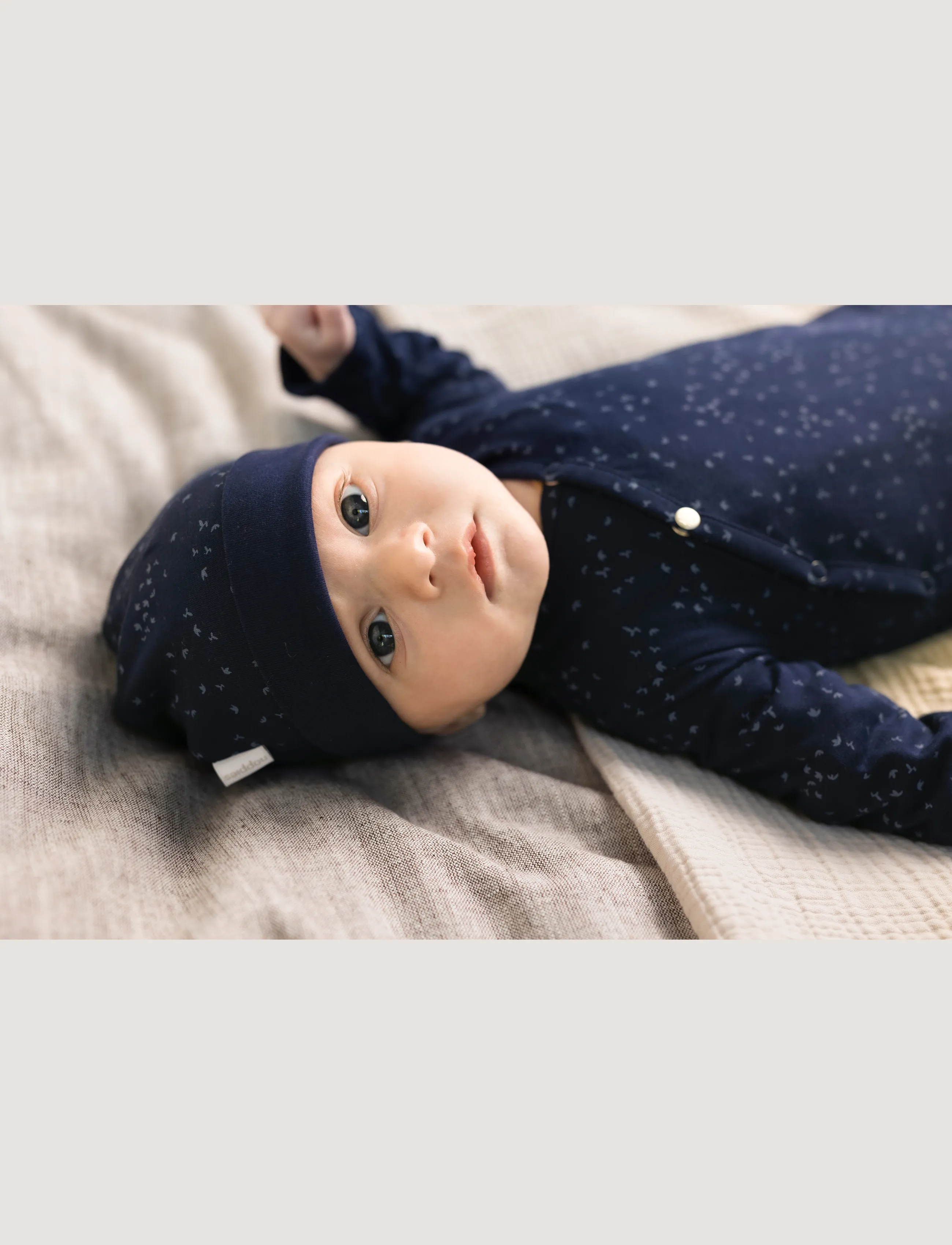 Noppies - U Playsuit Nuuk LS all o.print - p554 black iris - 0