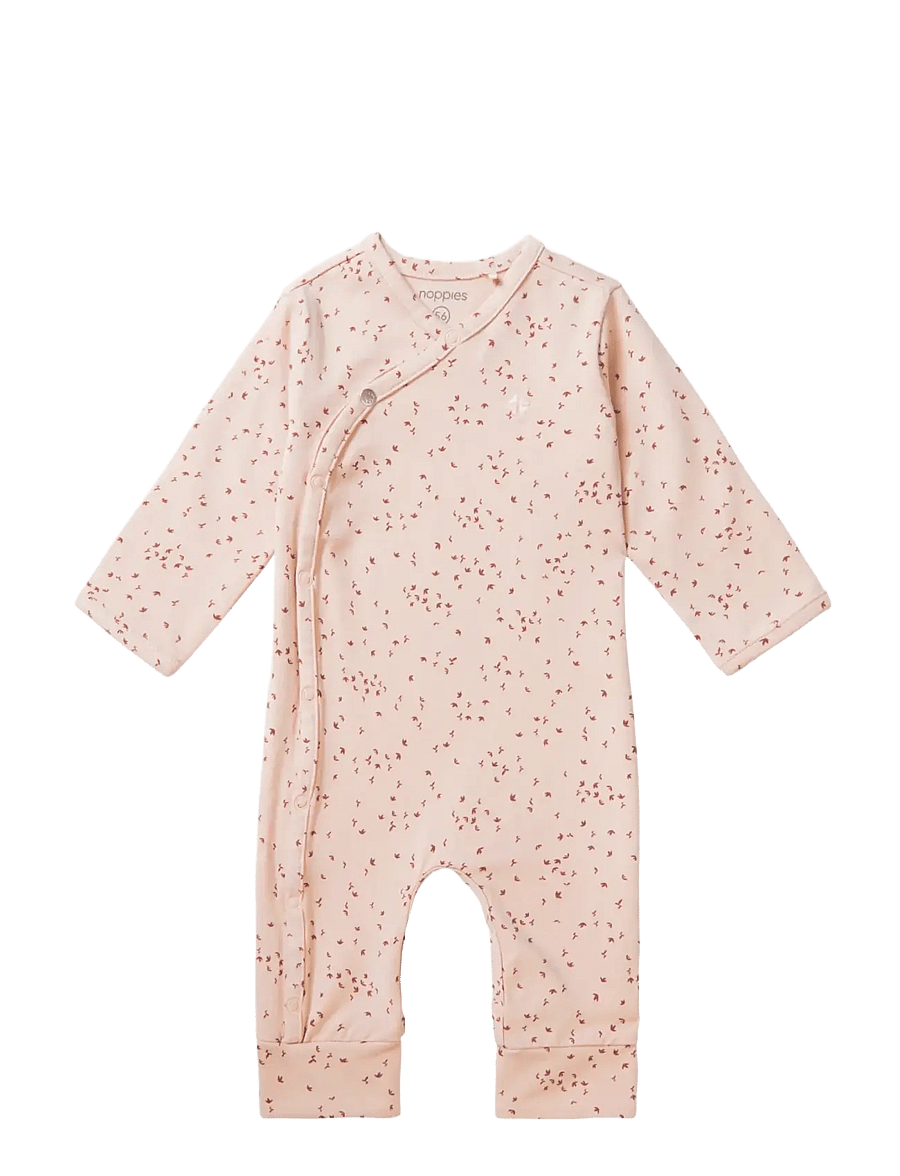 Noppies - U Playsuit Nuuk LS all o.print - jumpsuits - p778 rose smoke - 0