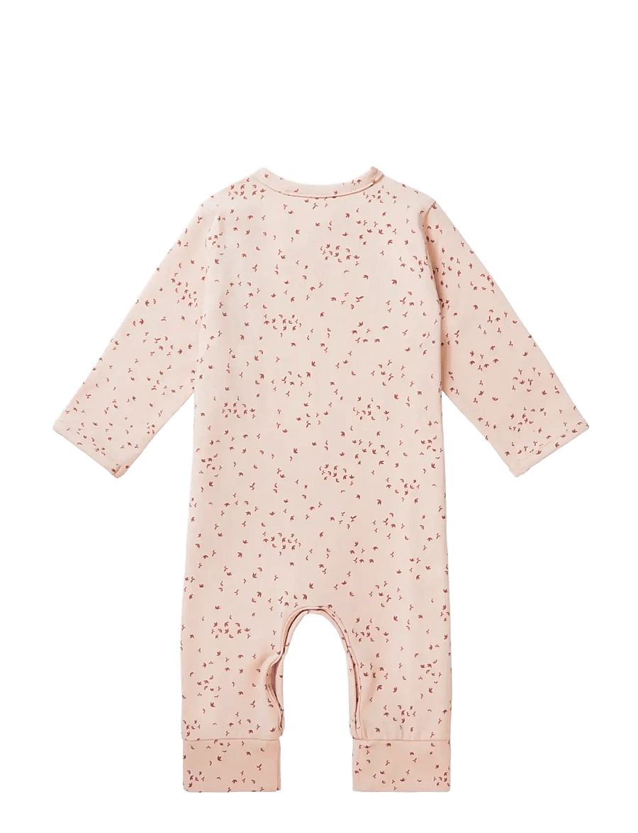 Noppies - U Playsuit Nuuk LS all o.print - jumpsuits - p778 rose smoke - 1