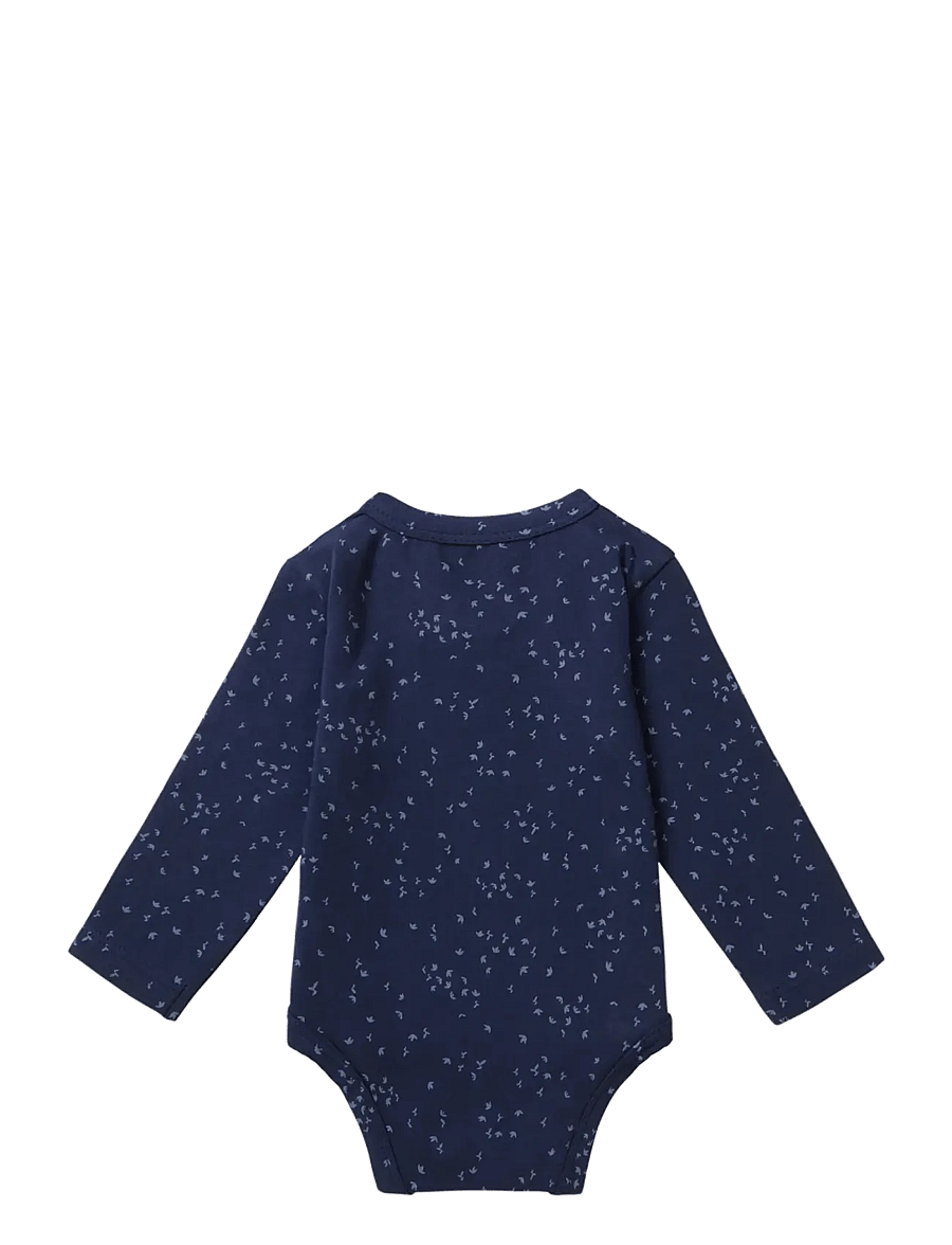 Noppies - U Romper Norsik LS all o.print - p554 black iris - 1