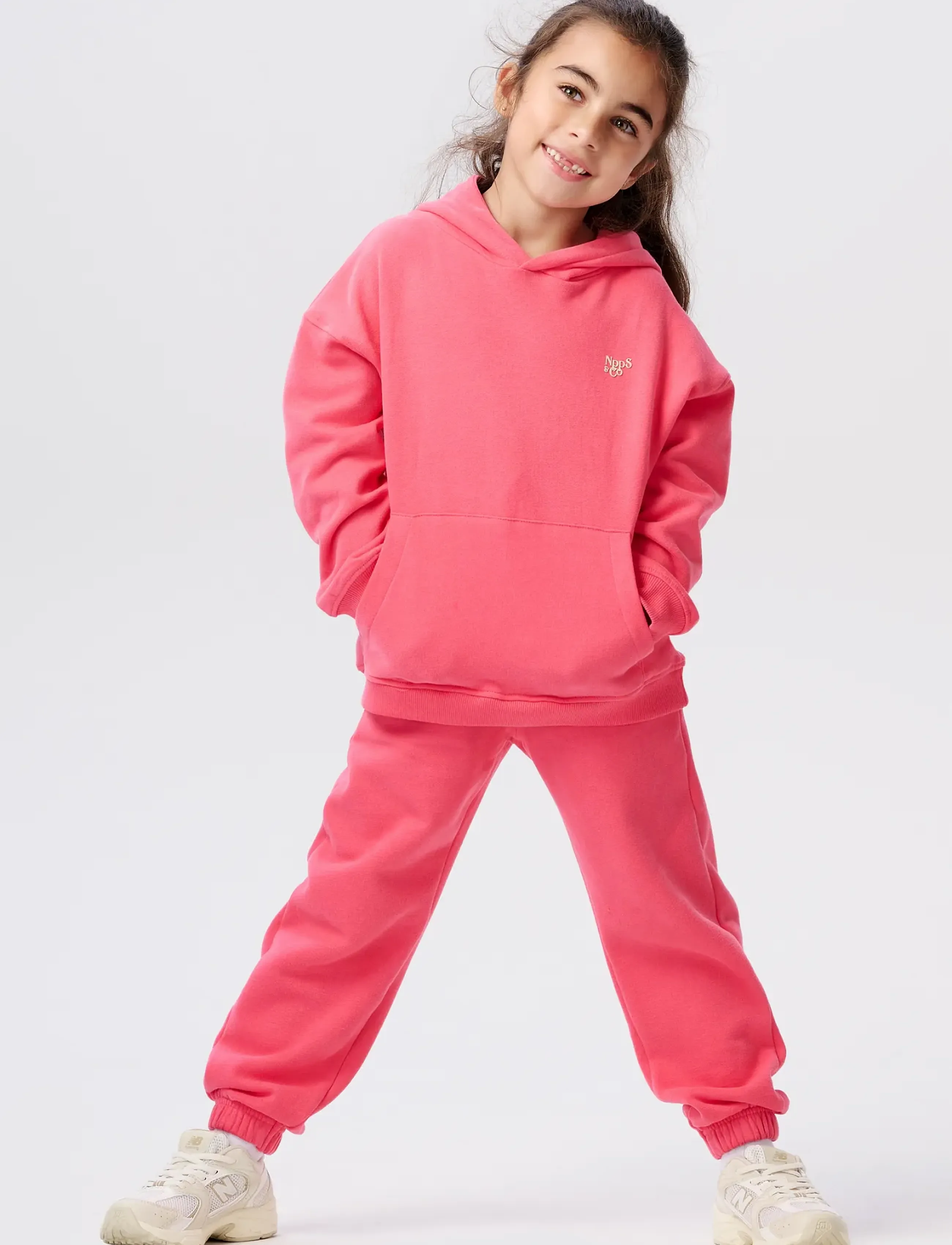 Noppies U Hoodie Nanded relaxed LS - Sweatshirts & Kapuzenpullover - P160 ROUGE RED / pink/rose