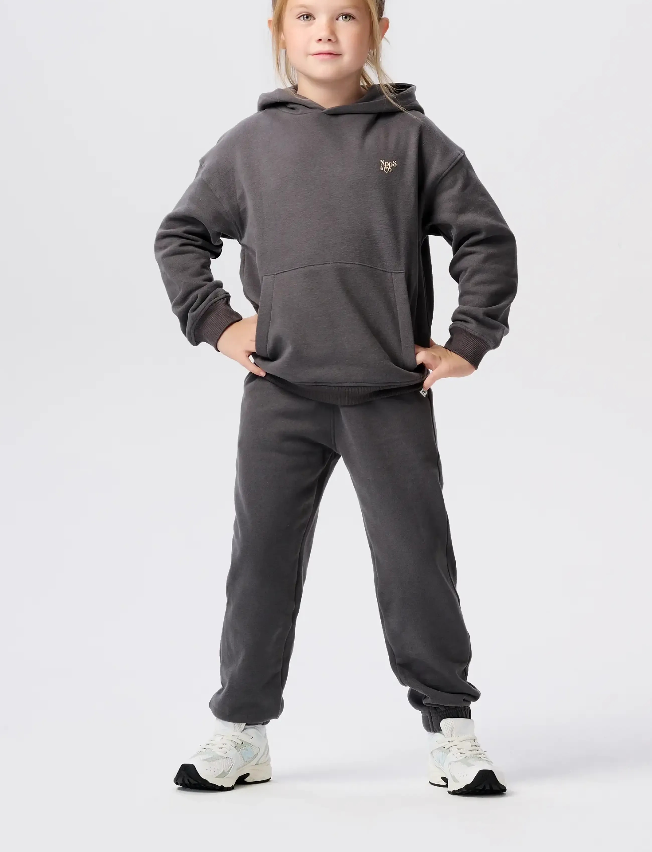 Noppies - U Hoodie Nanded relaxed LS - hoodies - p633 forged iron - 3