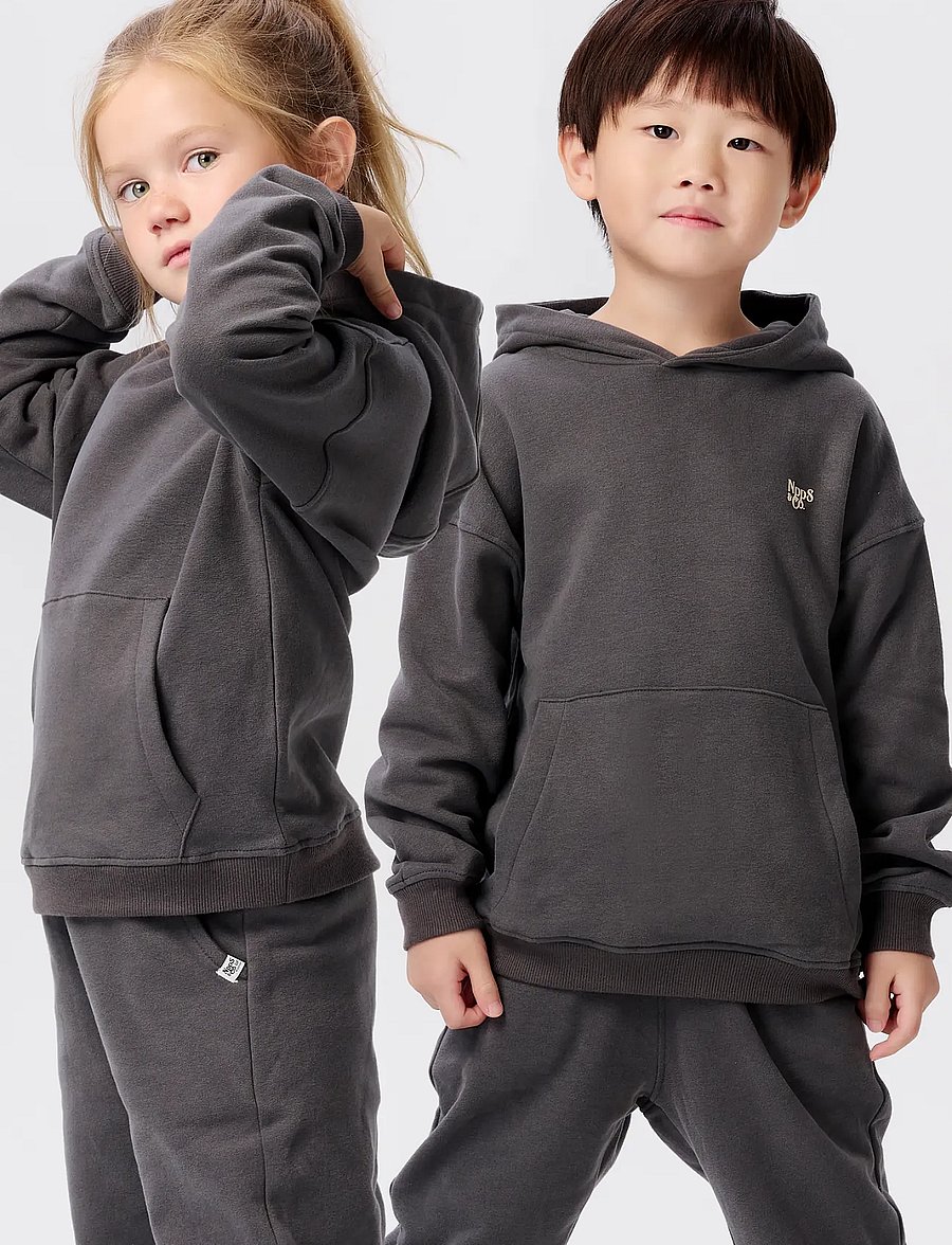 Noppies - U Hoodie Nanded relaxed LS - kapuutsiga pusad - p633 forged iron - 5