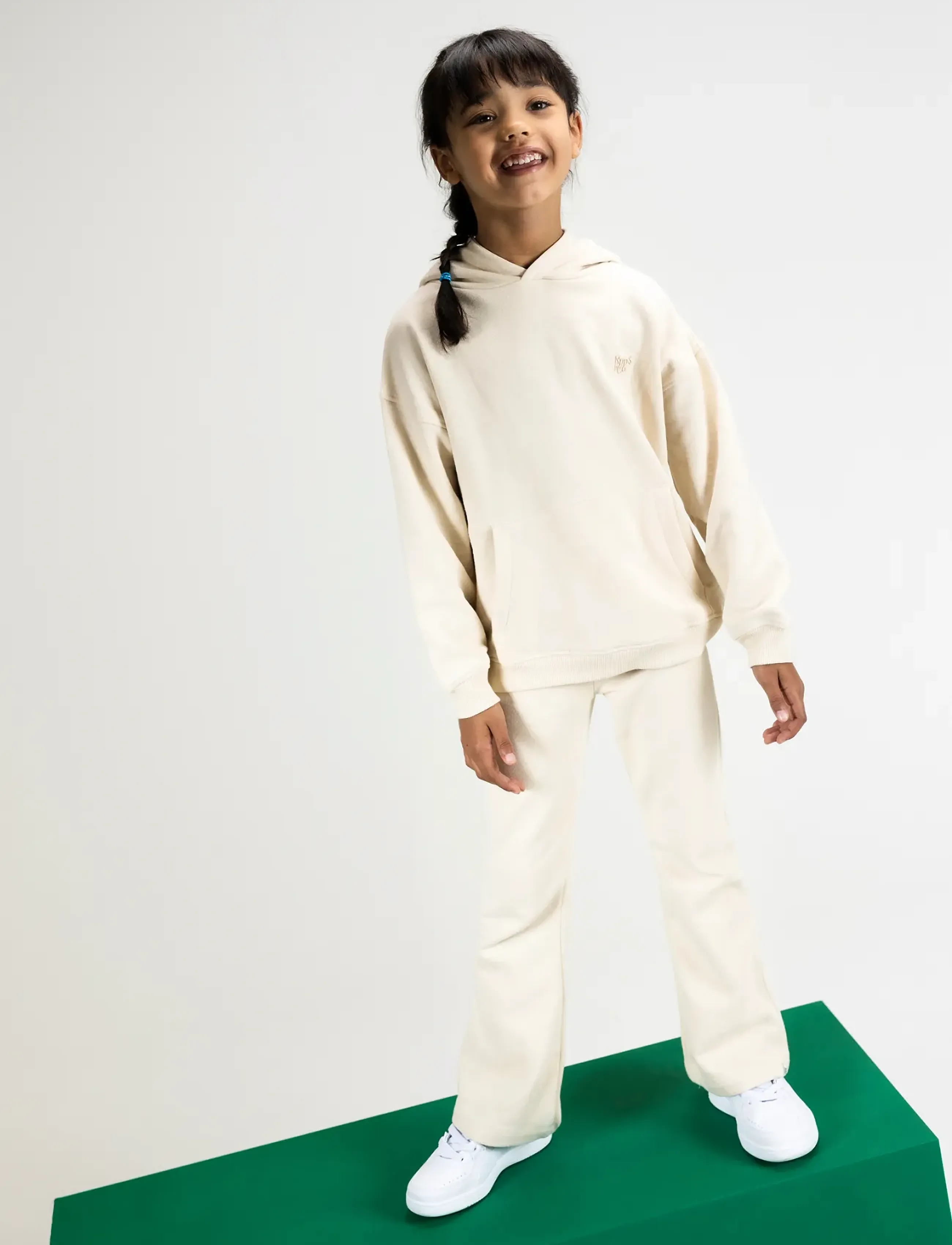 Noppies U Hoodie Nanded relaxed LS - Sweatshirts & Kapuzenpullover - P873 FOG / cream
