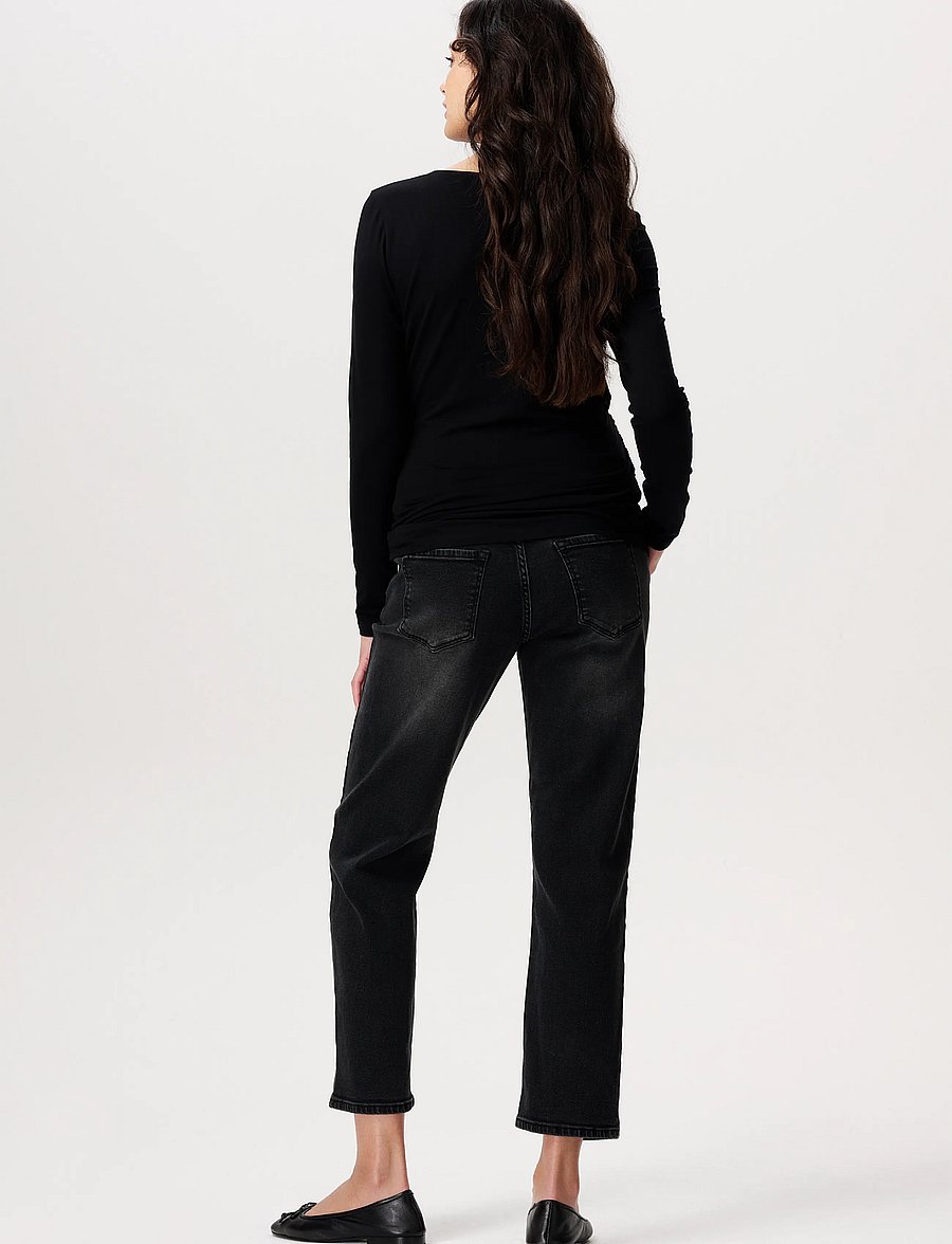 Noppies - Azua jeans mom fit OTB - p116 black denim - 0
