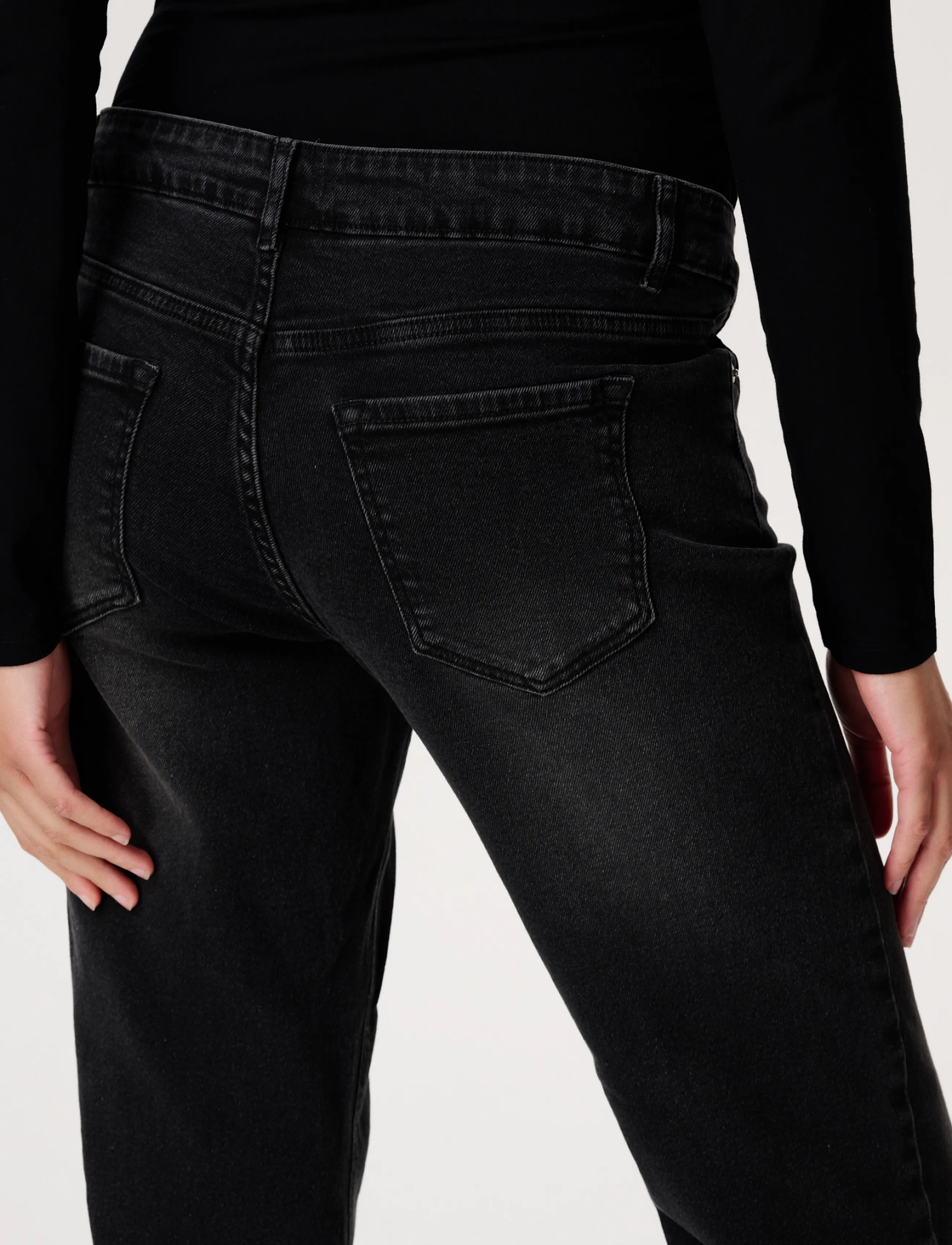 Noppies - Azua jeans mom fit OTB - p116 black denim - 3