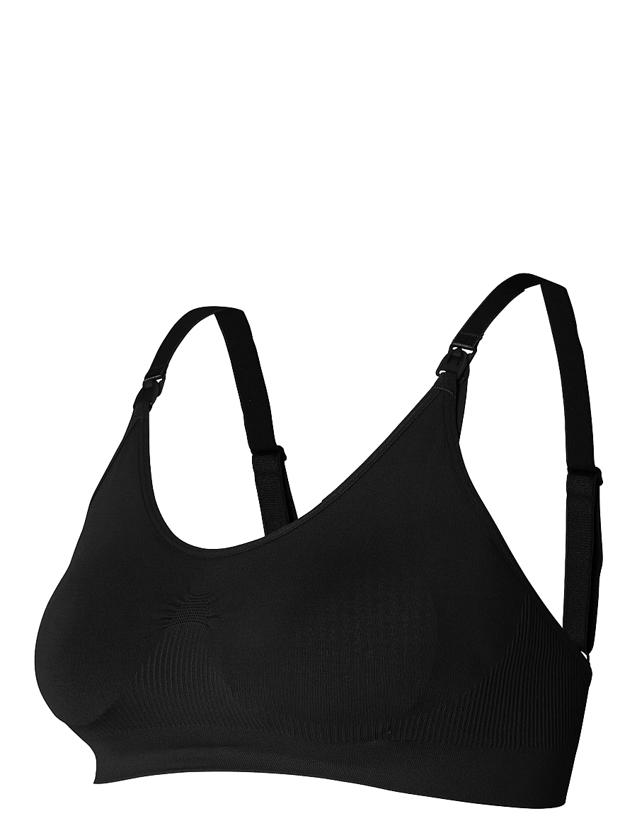 Noppies - Cleo seamless padded - imetamisrinnahoidjad - p090 black - 3