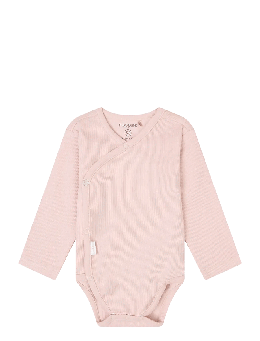 Noppies - U Romper Narellan long sleeve - osta vanuse järgi - p778 rose smoke - 0
