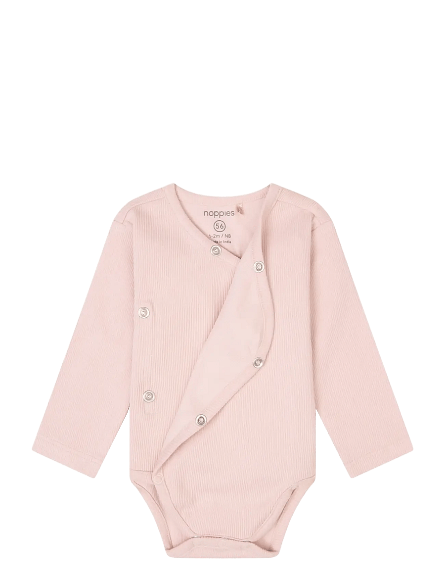 Noppies - U Romper Narellan long sleeve - osta vanuse järgi - p778 rose smoke - 2