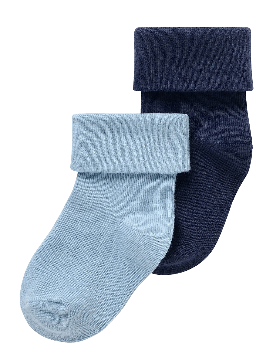 Noppies - Unisex Socks 2pck Newstead - baby-socken - p554 black iris - 0