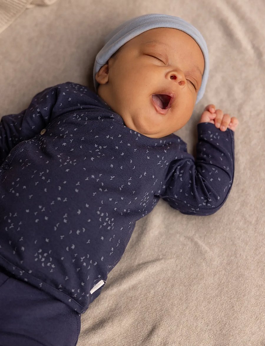 Noppies - Unisex Hat Nimbin reversible - babyhuer - p975 blue fog - 0