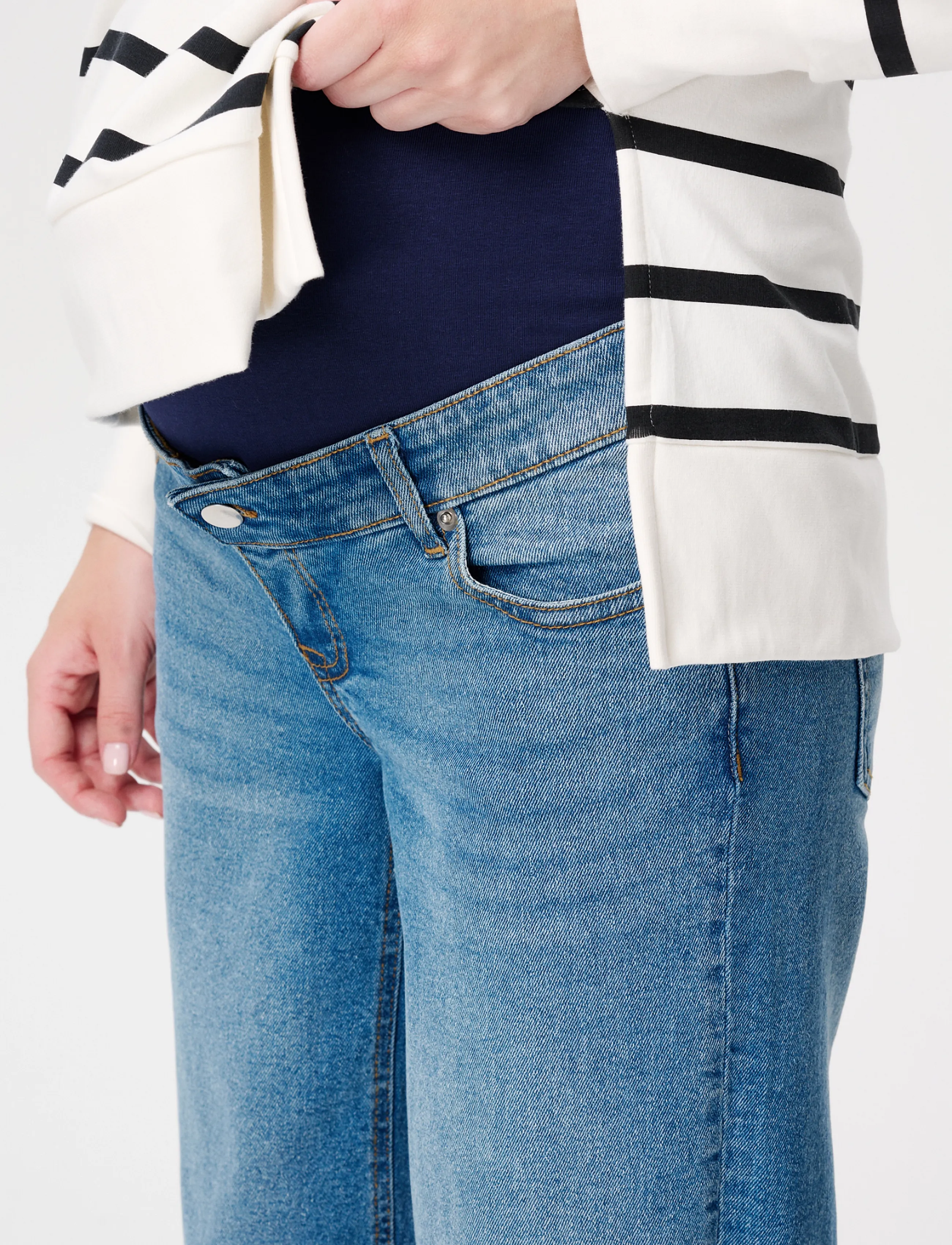 Noppies Lemi wide leg jeans OTB - Tøj - P146 VINTAGE BLUE / blue