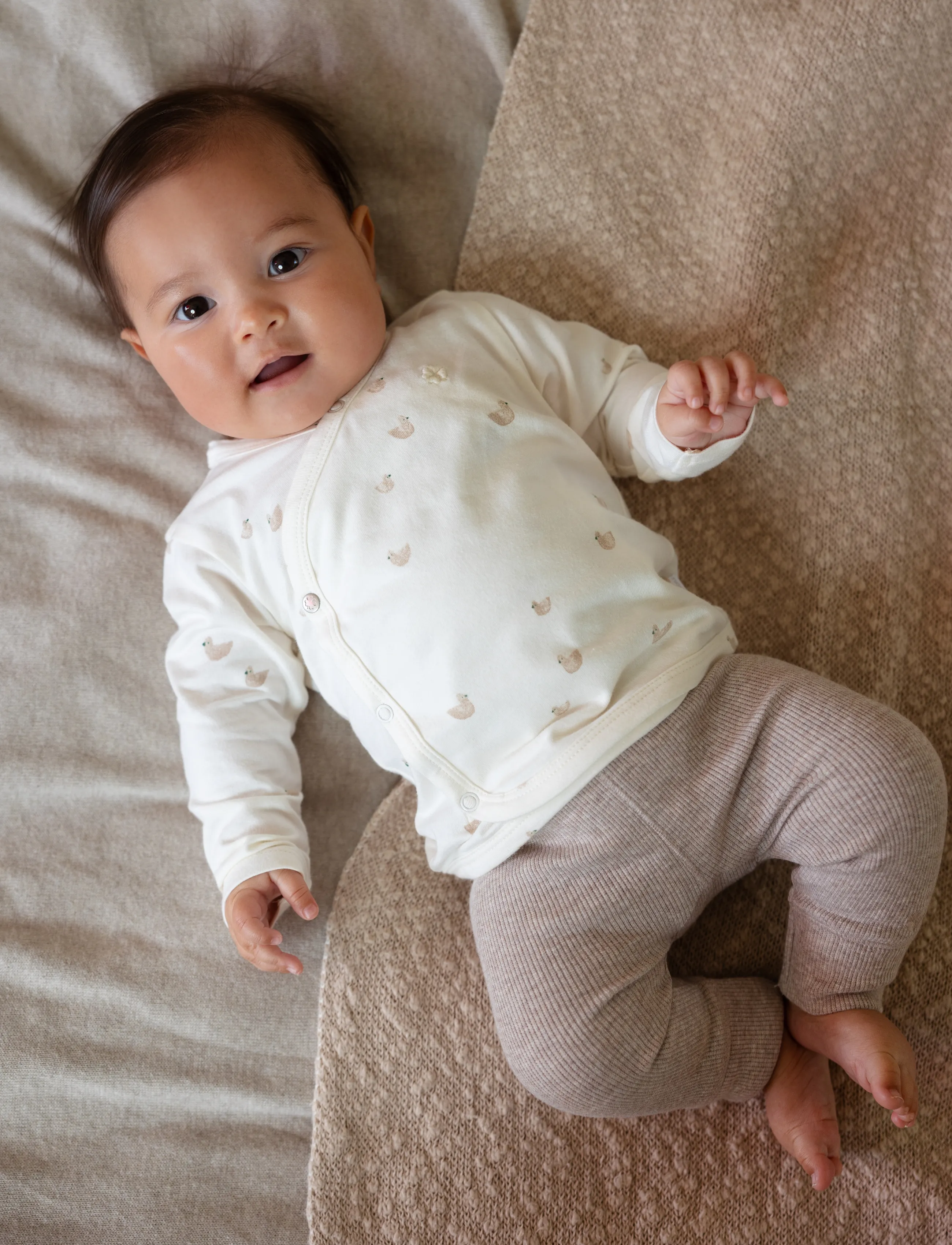 Noppies - U Tee wrap Nour long sleeve - n318 animals pattern off white - 0