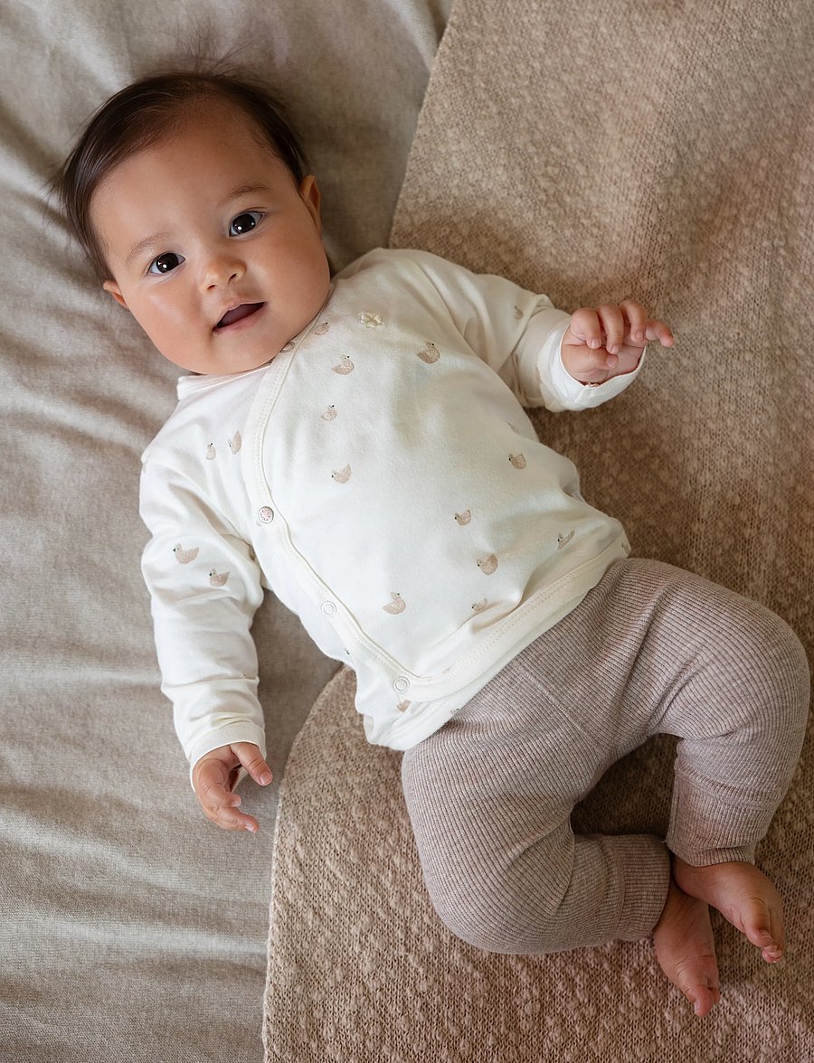 Noppies - U Tee wrap Nour long sleeve - n318 animals pattern off white - 0