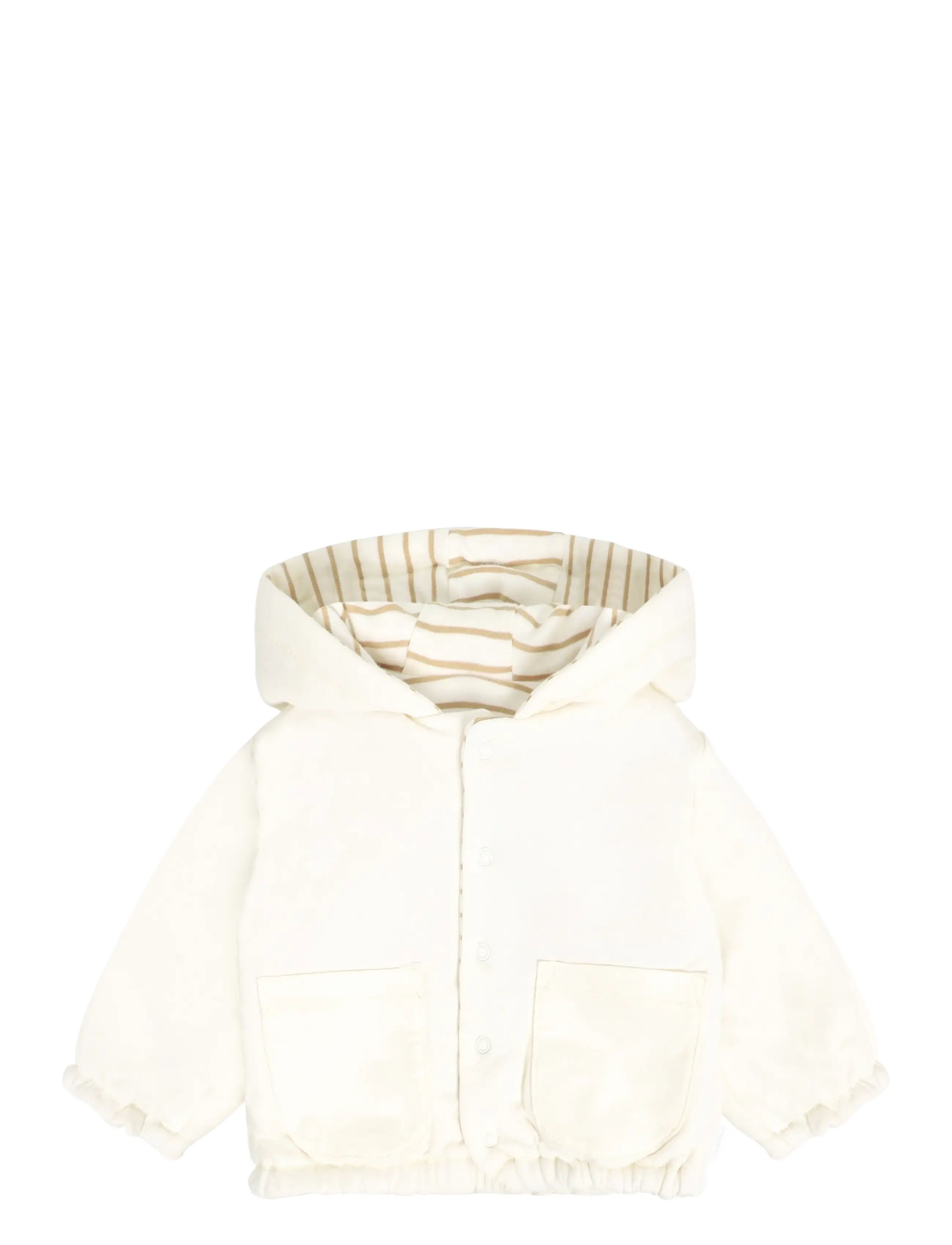 Noppies - U Cardigan Neddie reversible - n333 stripe pattern off white - 3