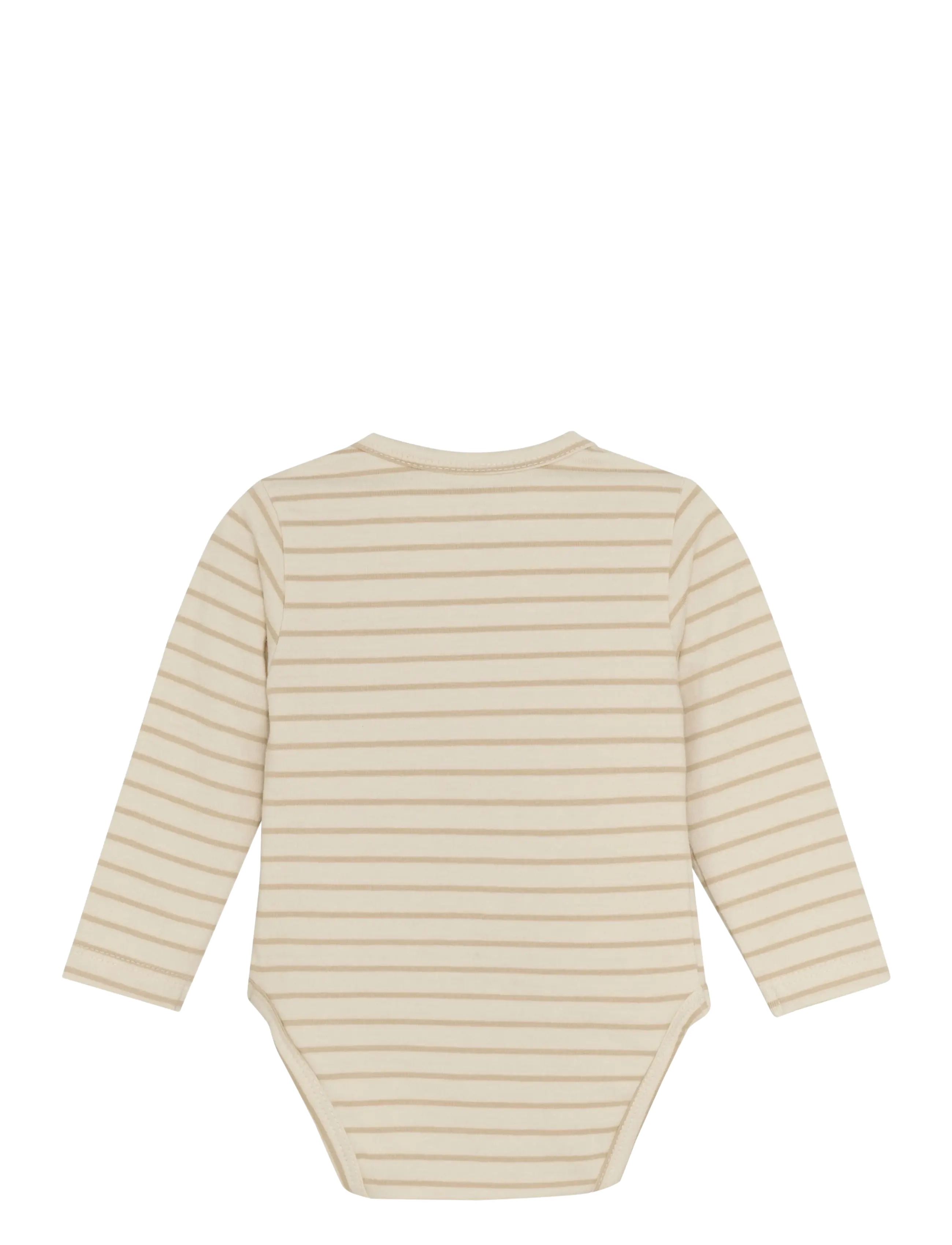 Noppies - Unisex Romper Navi long sleeve - n333 stripe pattern off white - 2
