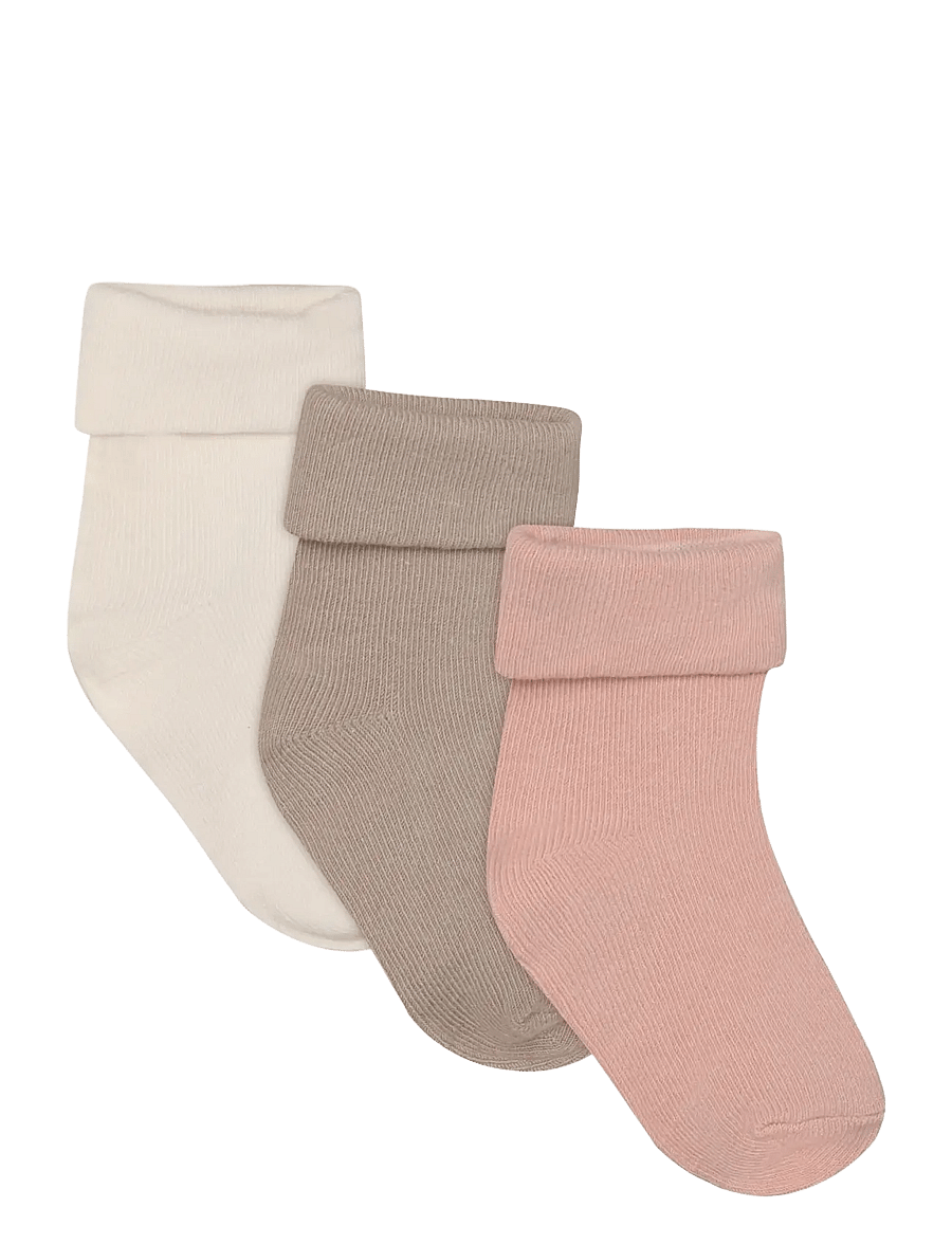 Noppies - Unisex Socks 3-pack - baby-socken - p778 rose smoke - 0