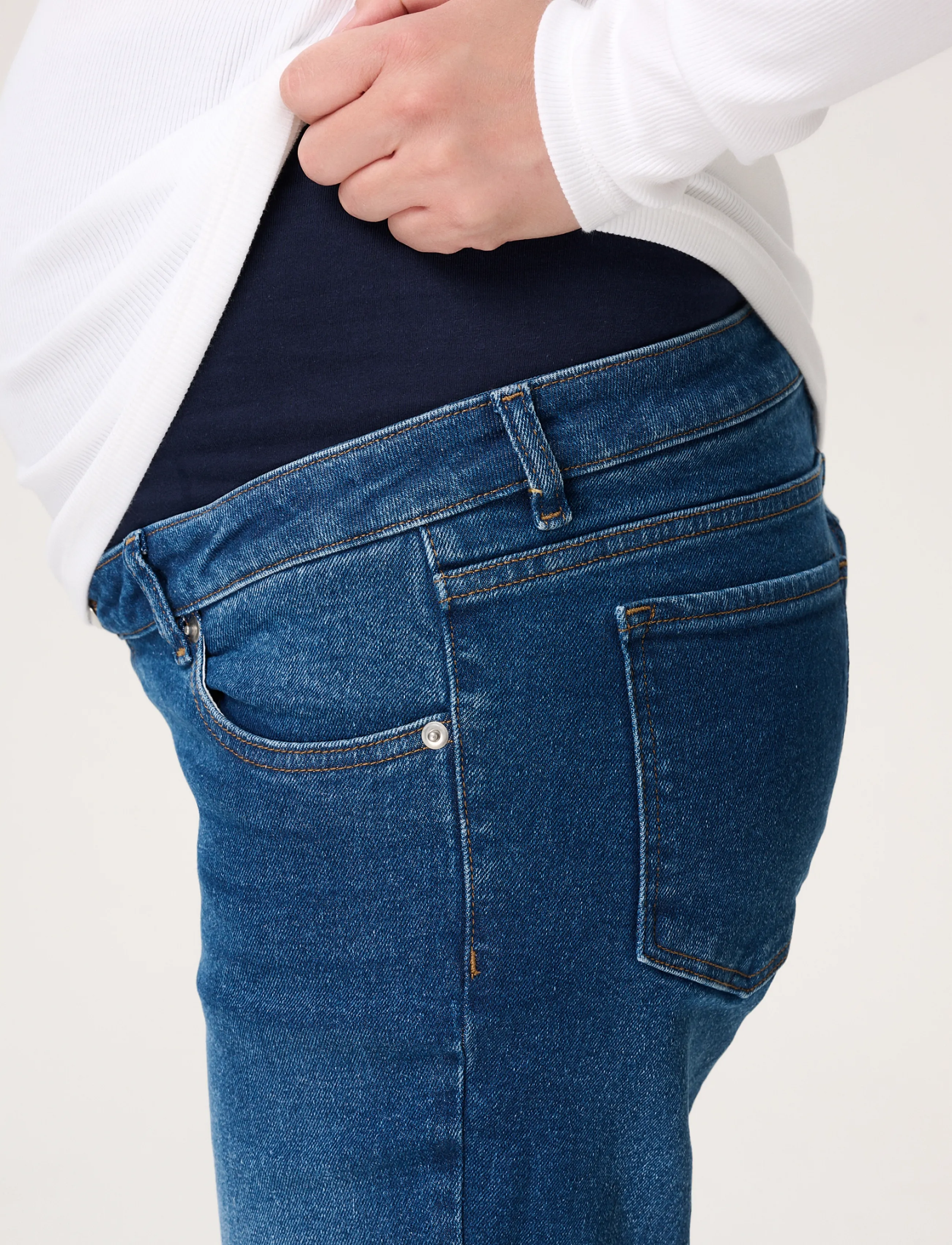 Noppies - Jeans OTB straight fit long - p044 light blue denim - 3