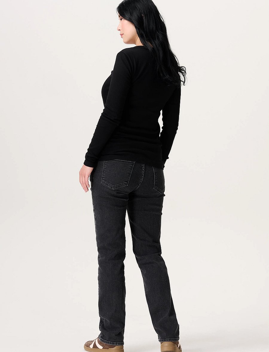 Noppies - Jeans OTB straight fit long - p530 grey dark wash - 3