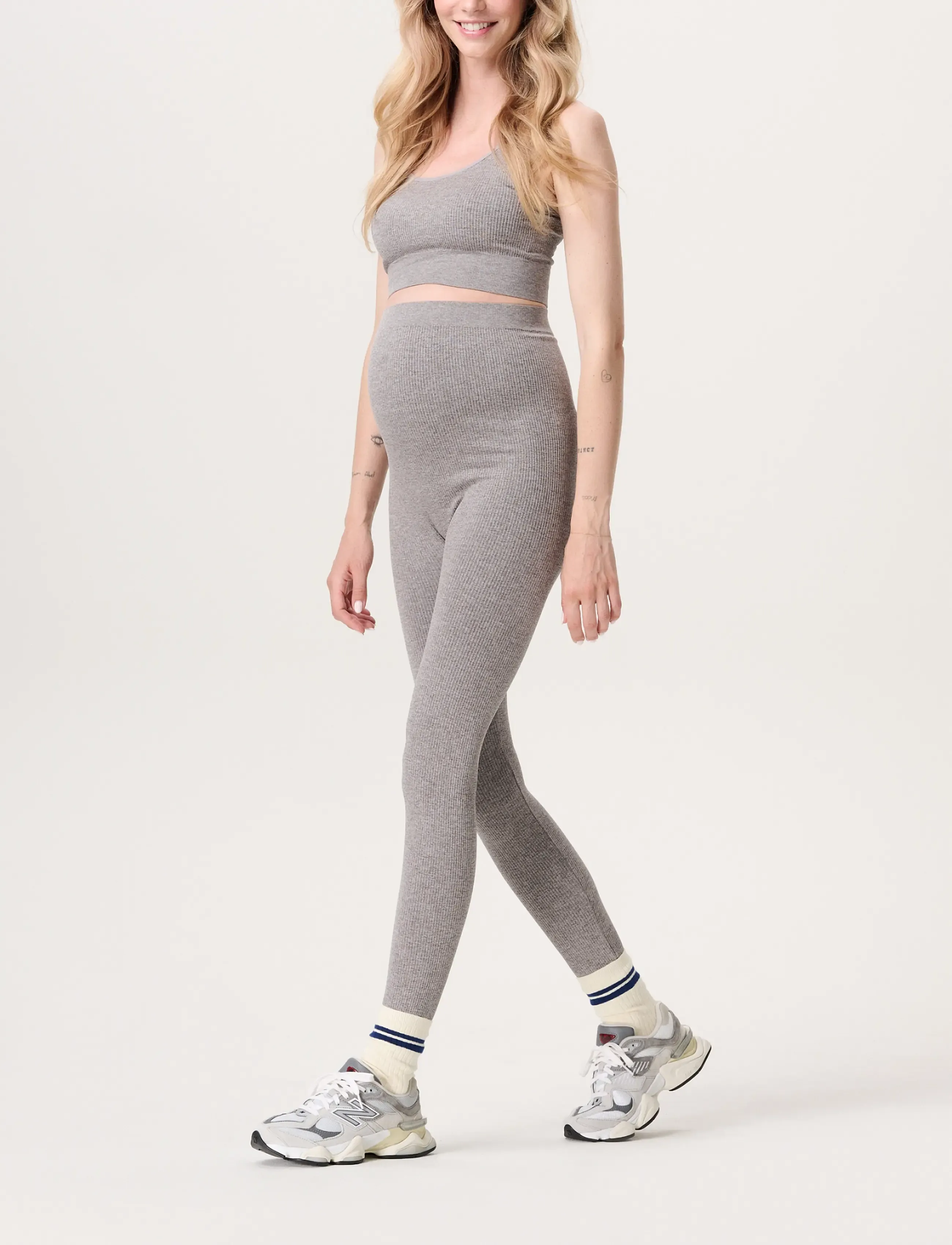 Noppies - Legging OTB seamless - p628 grey melange - 5