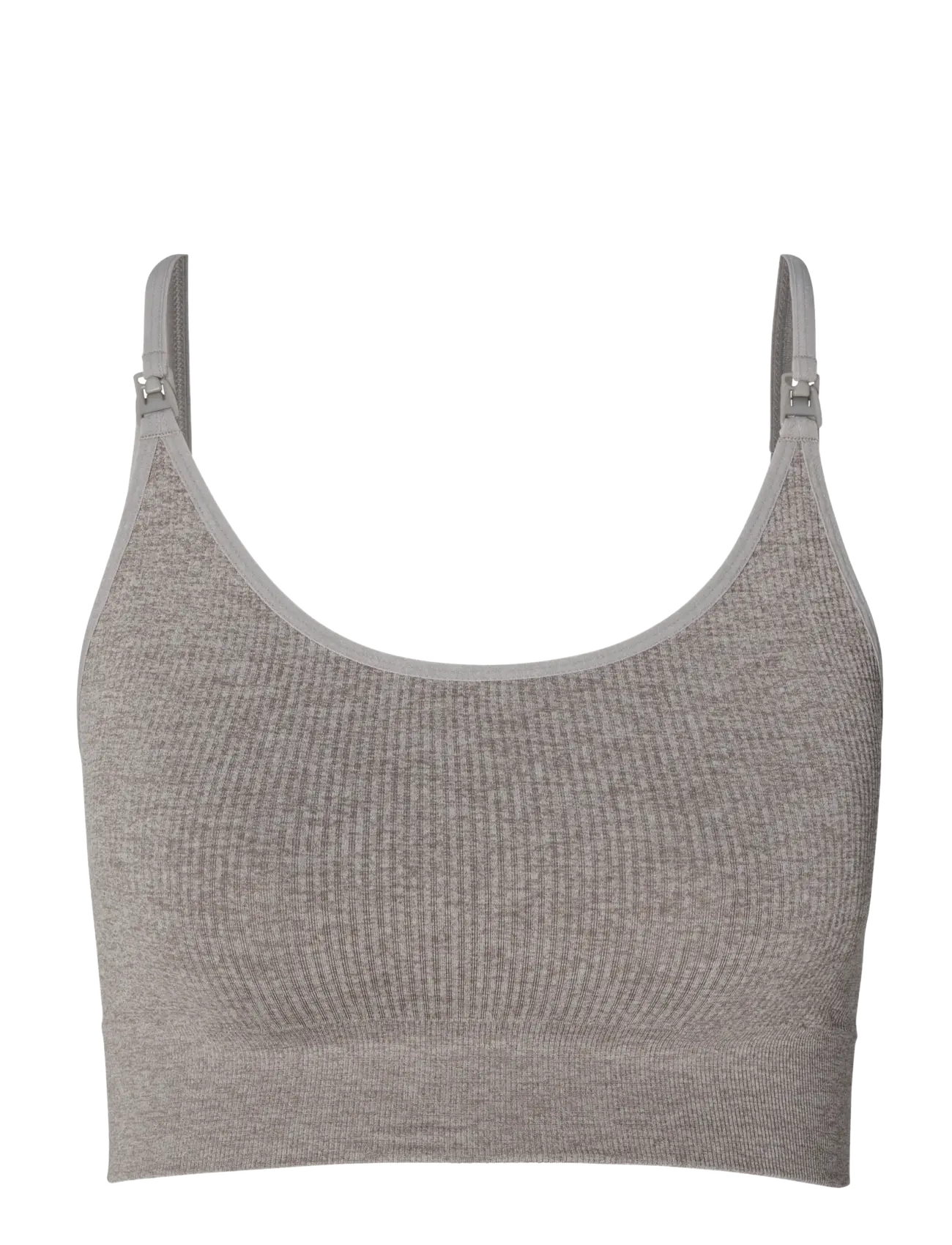 Noppies Top nursing seamless - p628 grey melange - Ventetøj - P628 GREY MELANGE / grey