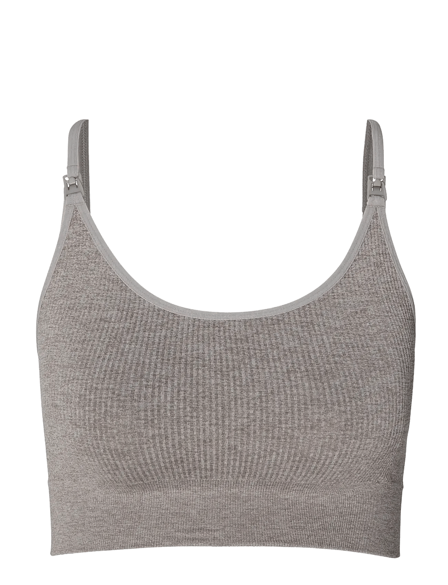 Noppies - Top nursing seamless - p628 grey melange - 1