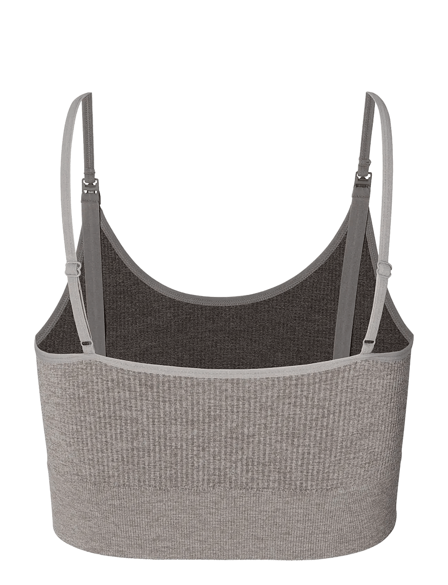 Noppies - Top nursing seamless - p628 grey melange - 2