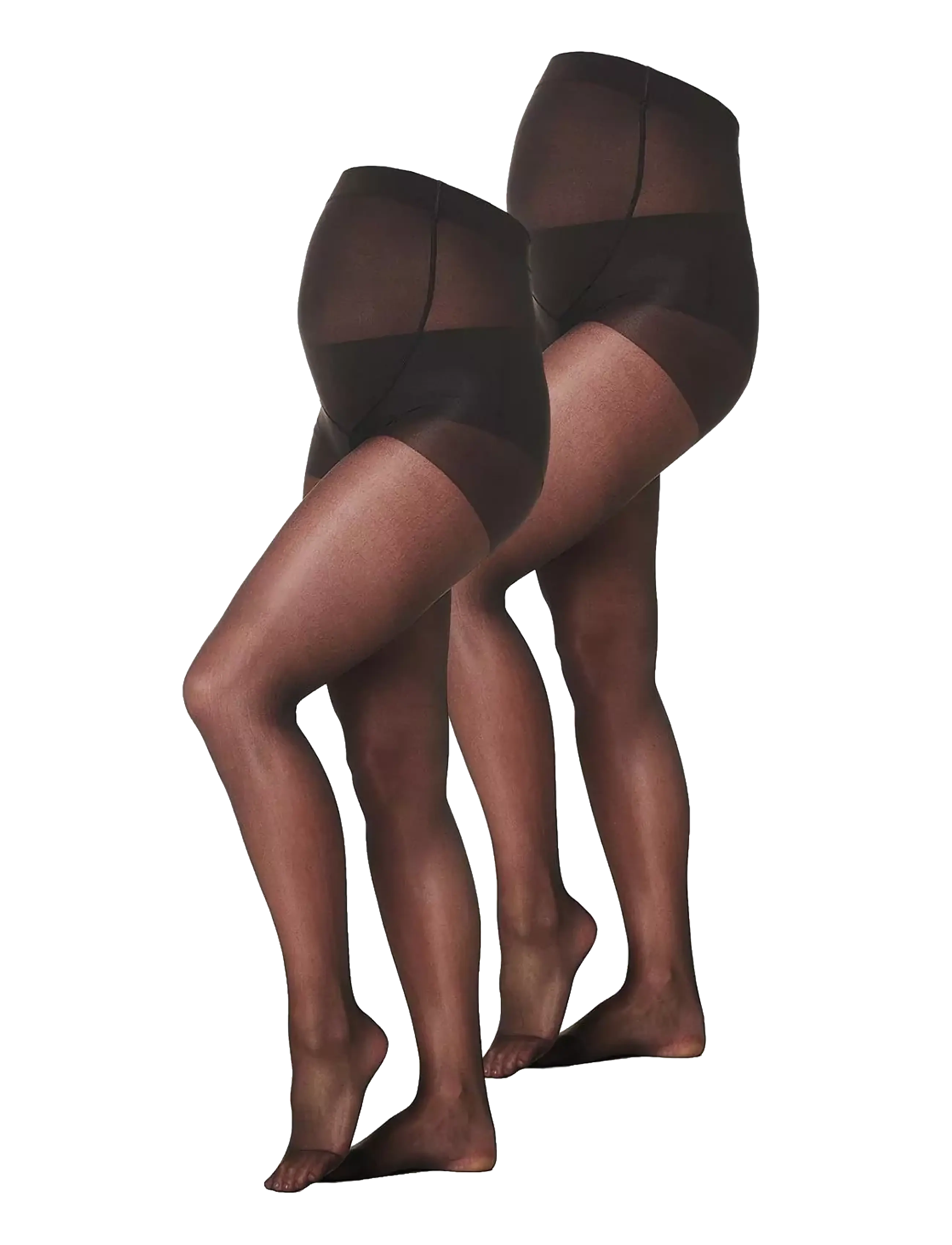 Noppies 2-Pack Maternity tights 20 DEN - aluspesu - black - Rasedate riided - BLACK / black