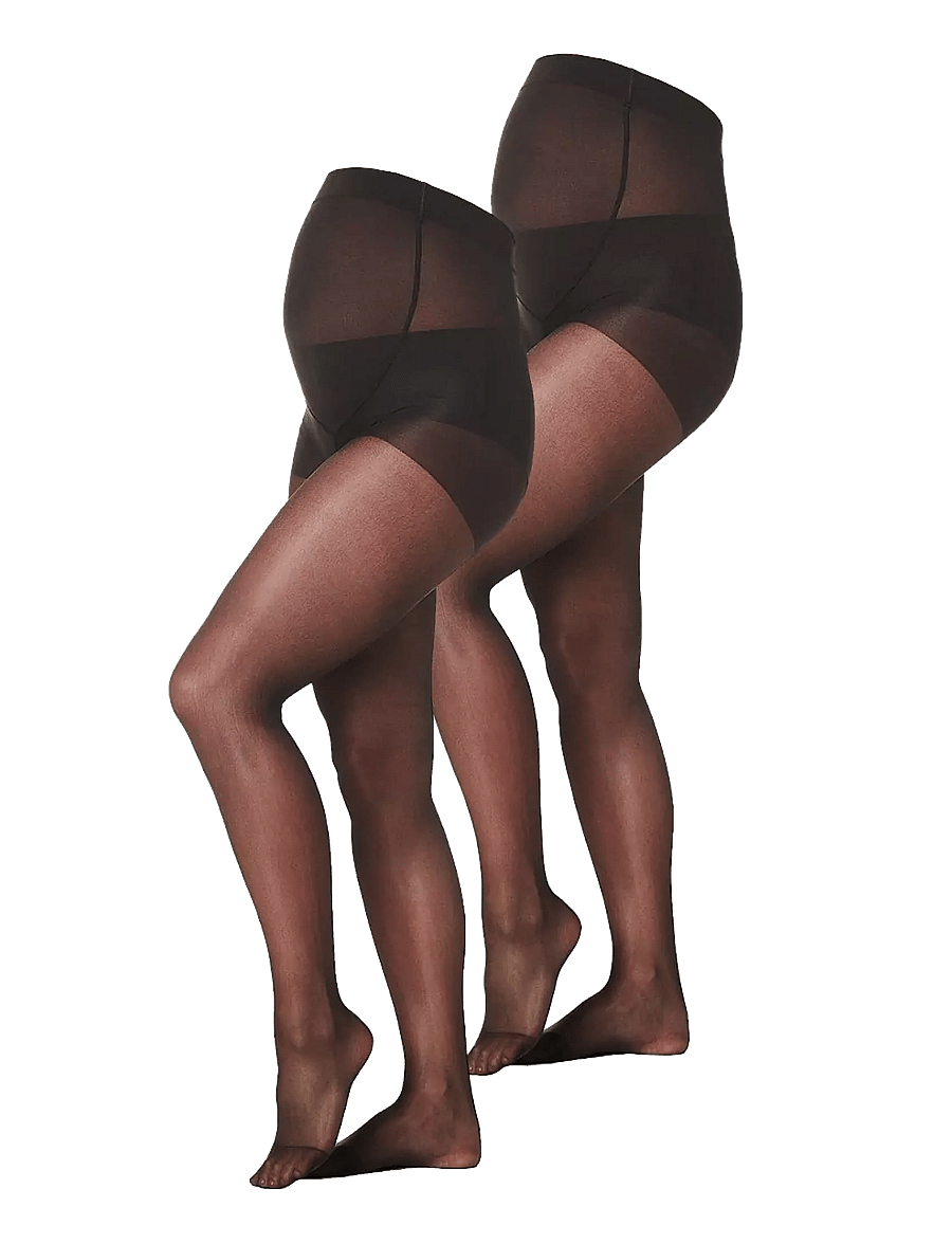 Noppies - 2-Pack Maternity tights 20 DEN - unterwäsche - black - 0