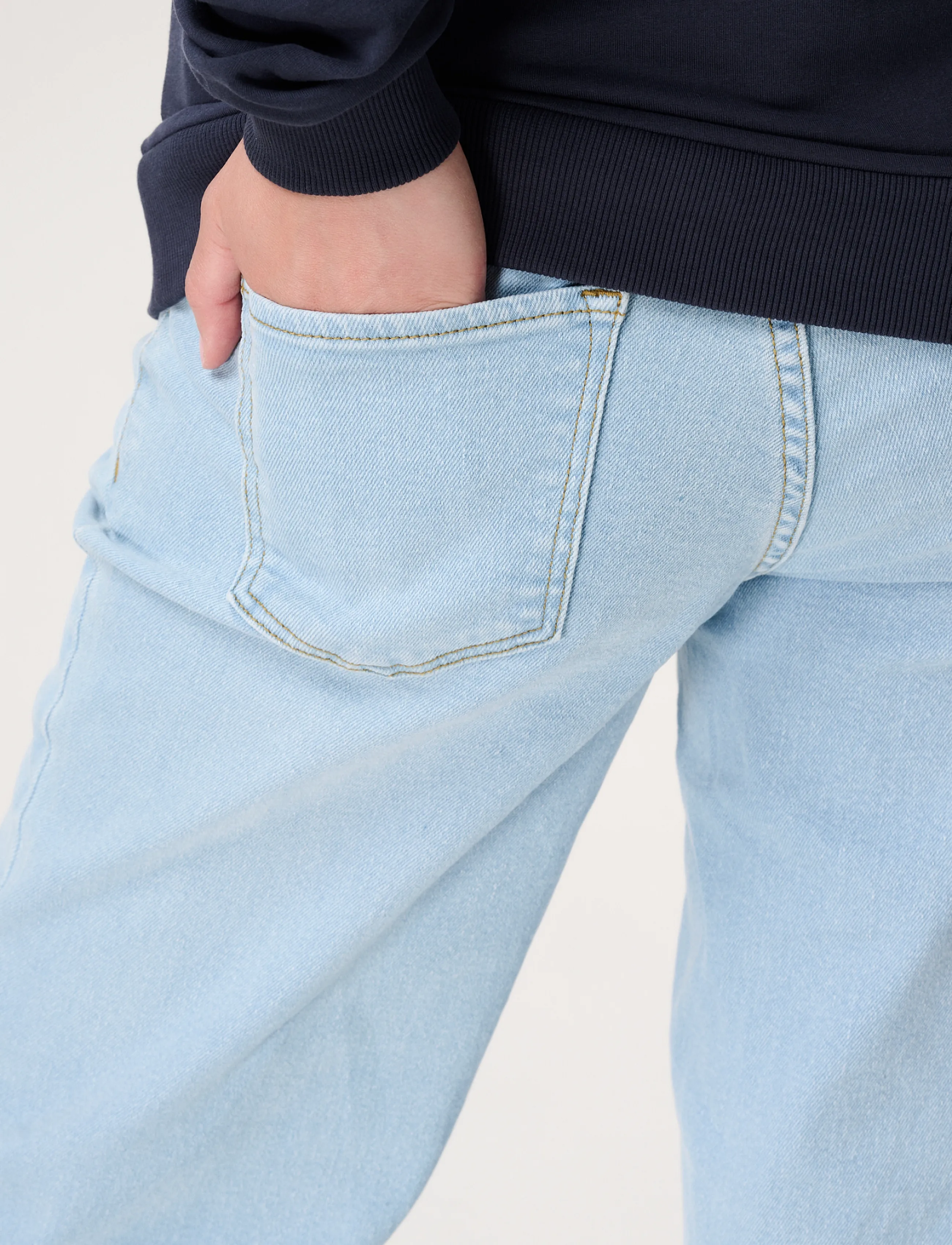 Noppies - Lemi wide leg jeans OTB - laia säärega teksad - p191 light blue - 2