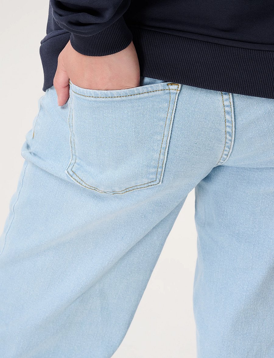 Noppies - Lemi wide leg jeans OTB - laia säärega teksad - p191 light blue - 2