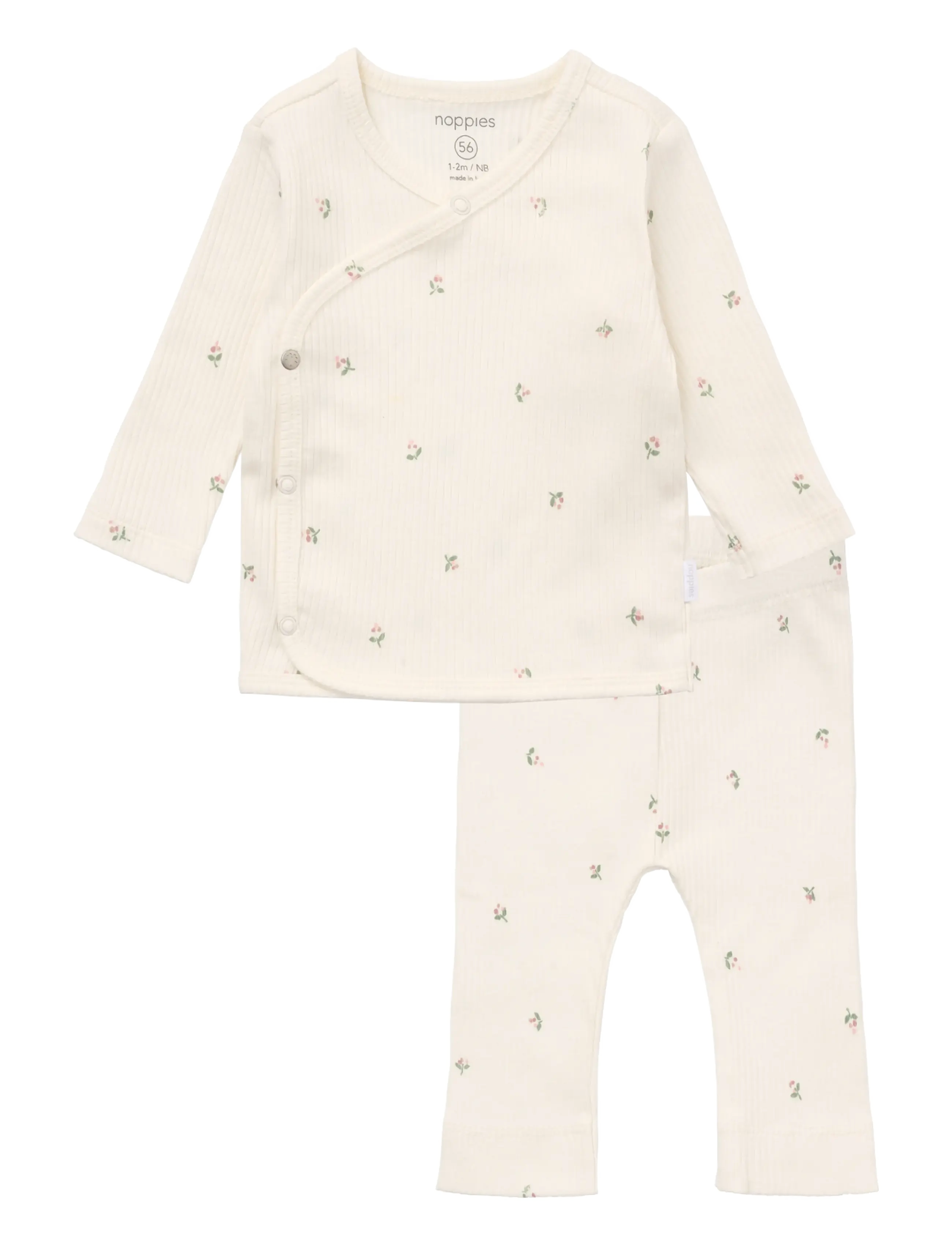 Noppies Set Top LS Legging AOP - Nach Größe einkaufen - EGRET / cream